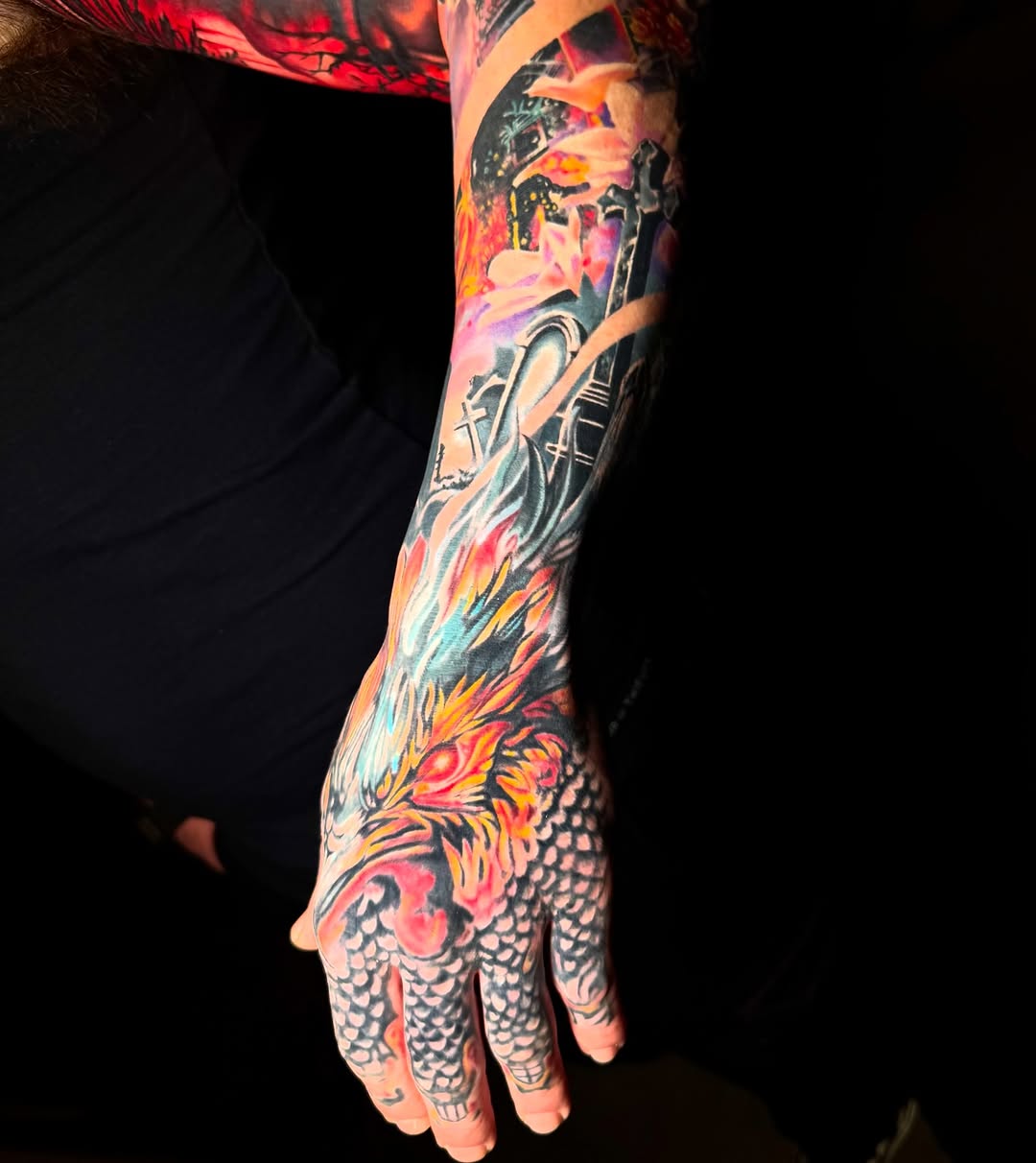 Tattoo by @kamil_inki β realism, trash_polka