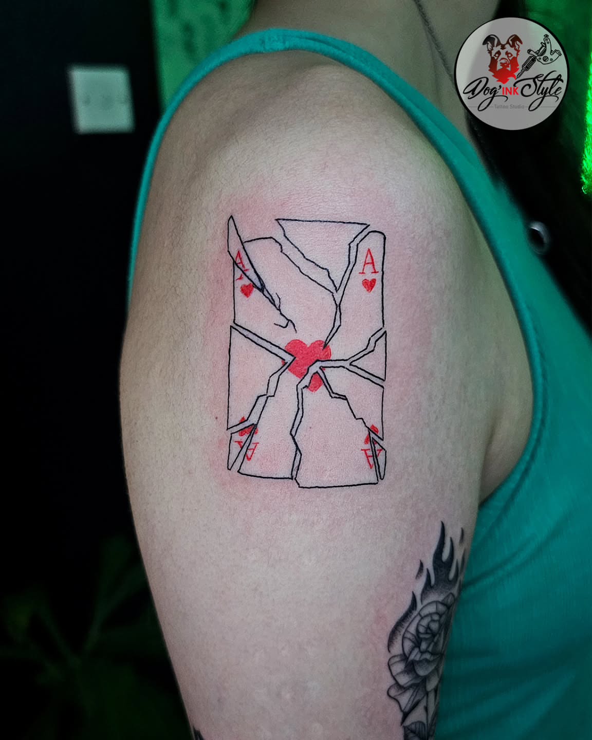 Tattoo by @dog_ink_style β geometric