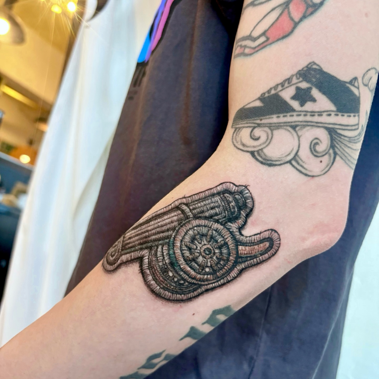Tattoo by @tattoochili — black_and_grey