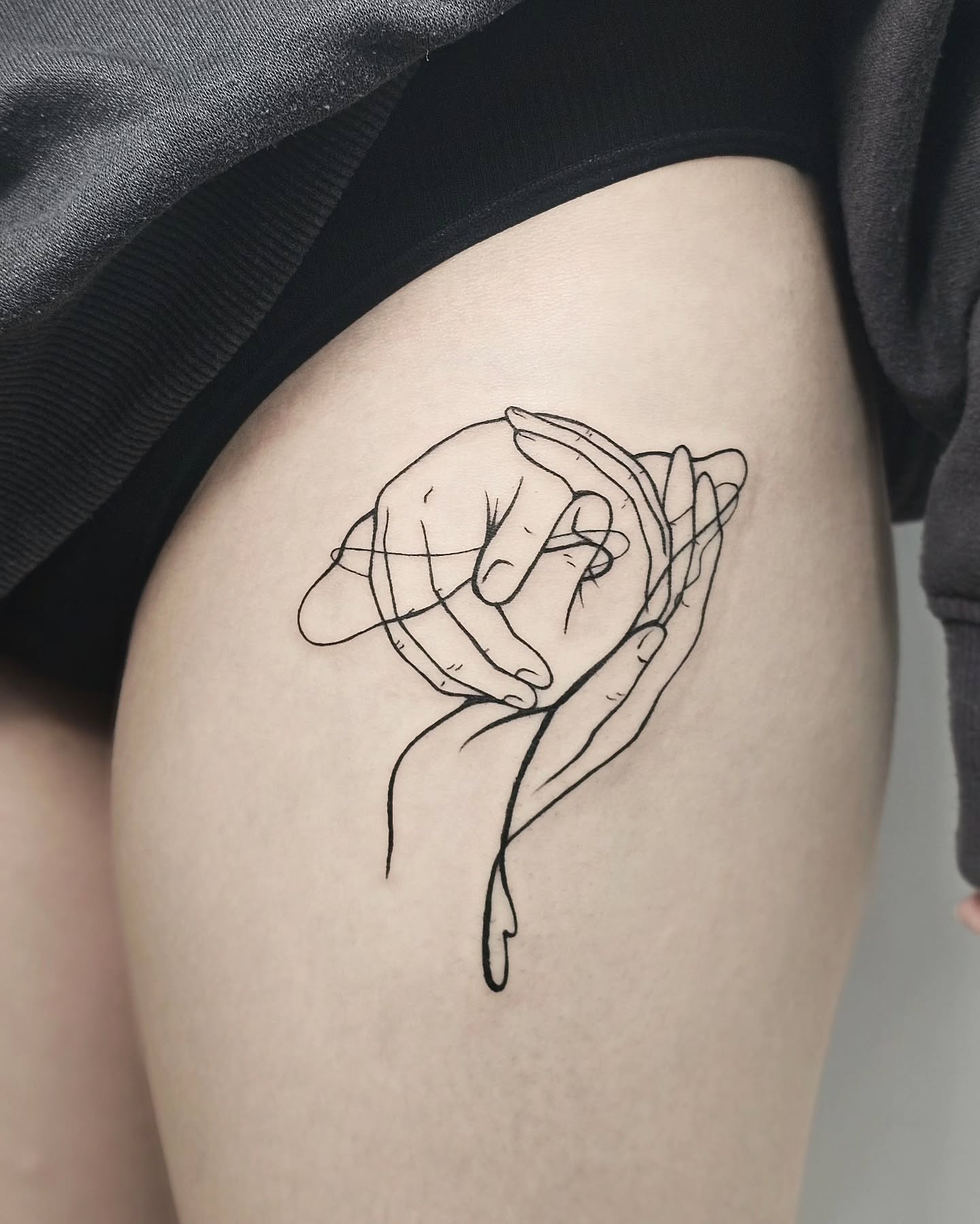 Tattoo by @draw.a_castle — fine_line