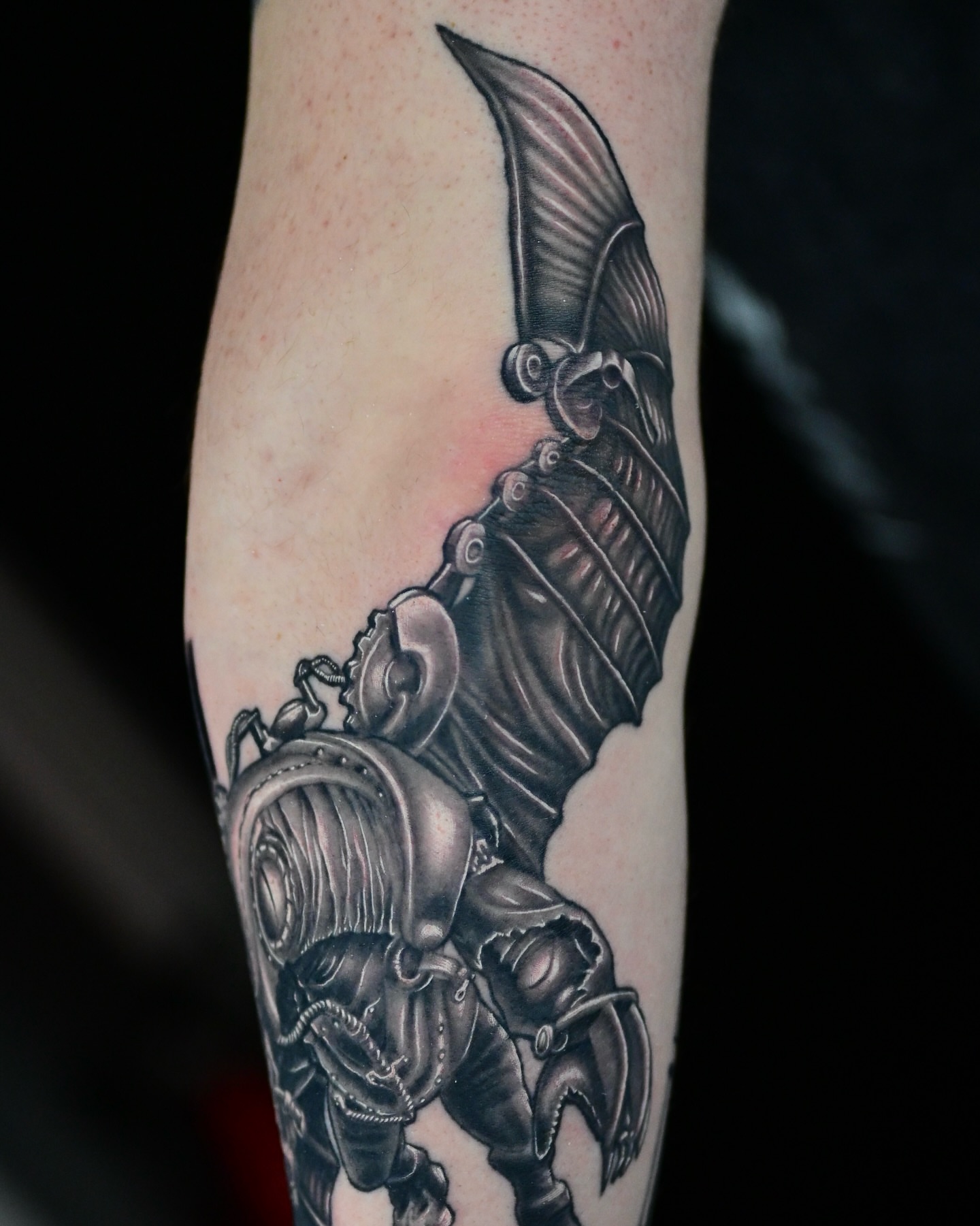 Tattoo by @tattooseanohara — black_and_grey, realism