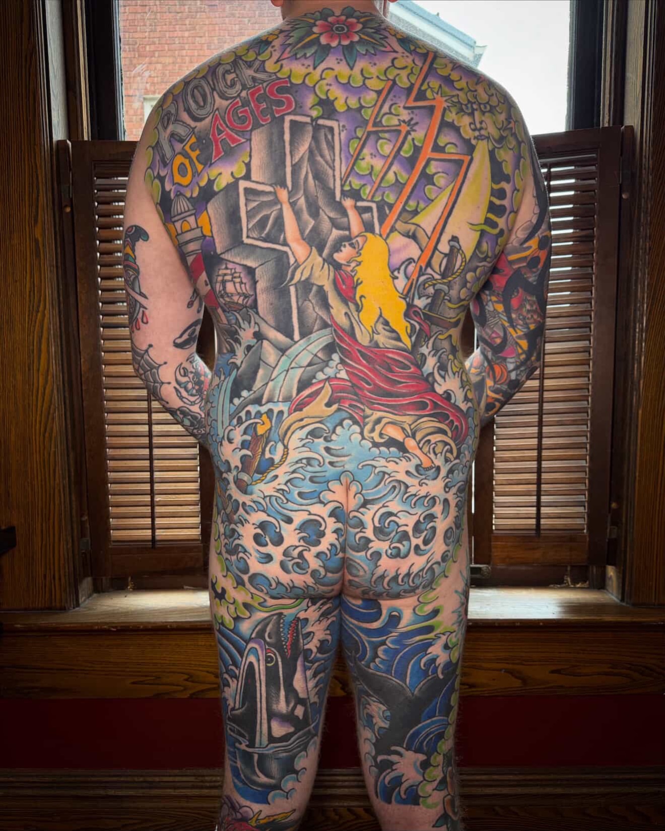 Tattoo by @billywhitetattoo — american_traditional, illustrative