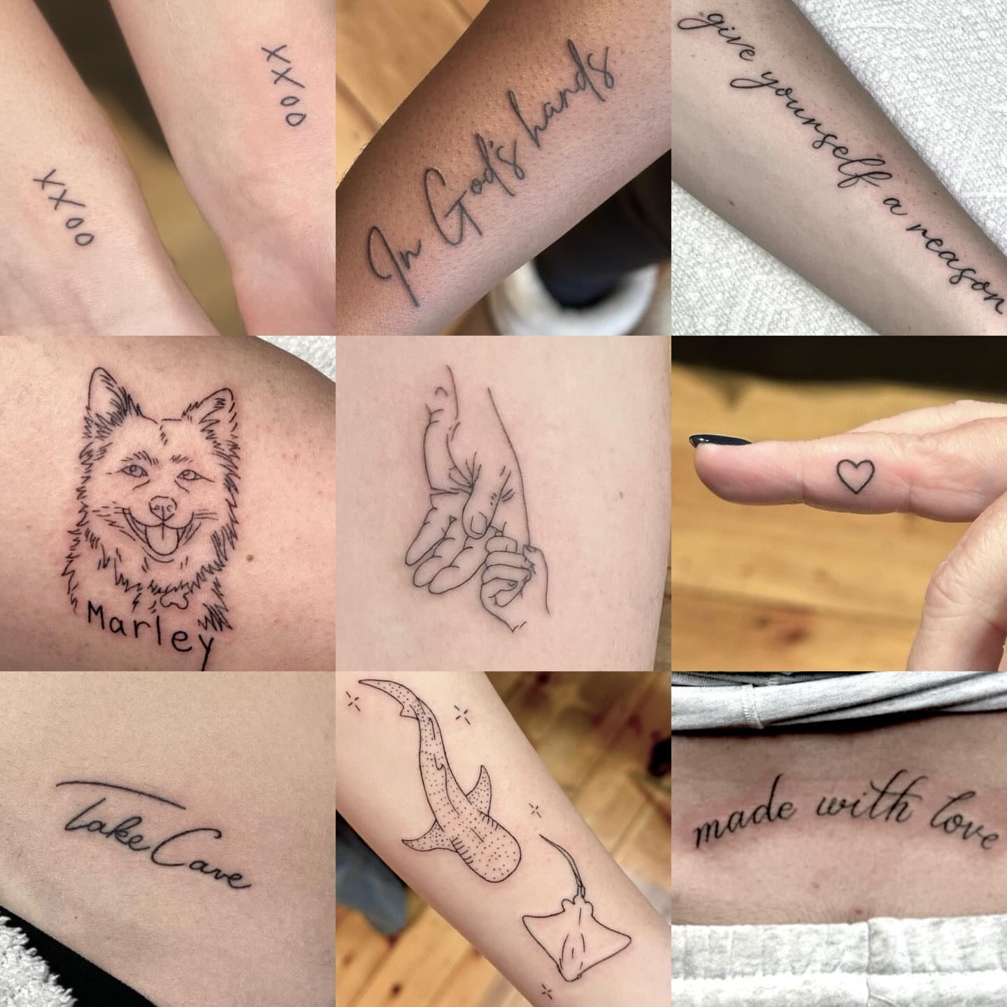 Dog realism tattoo on the forearm by Dylan Curry