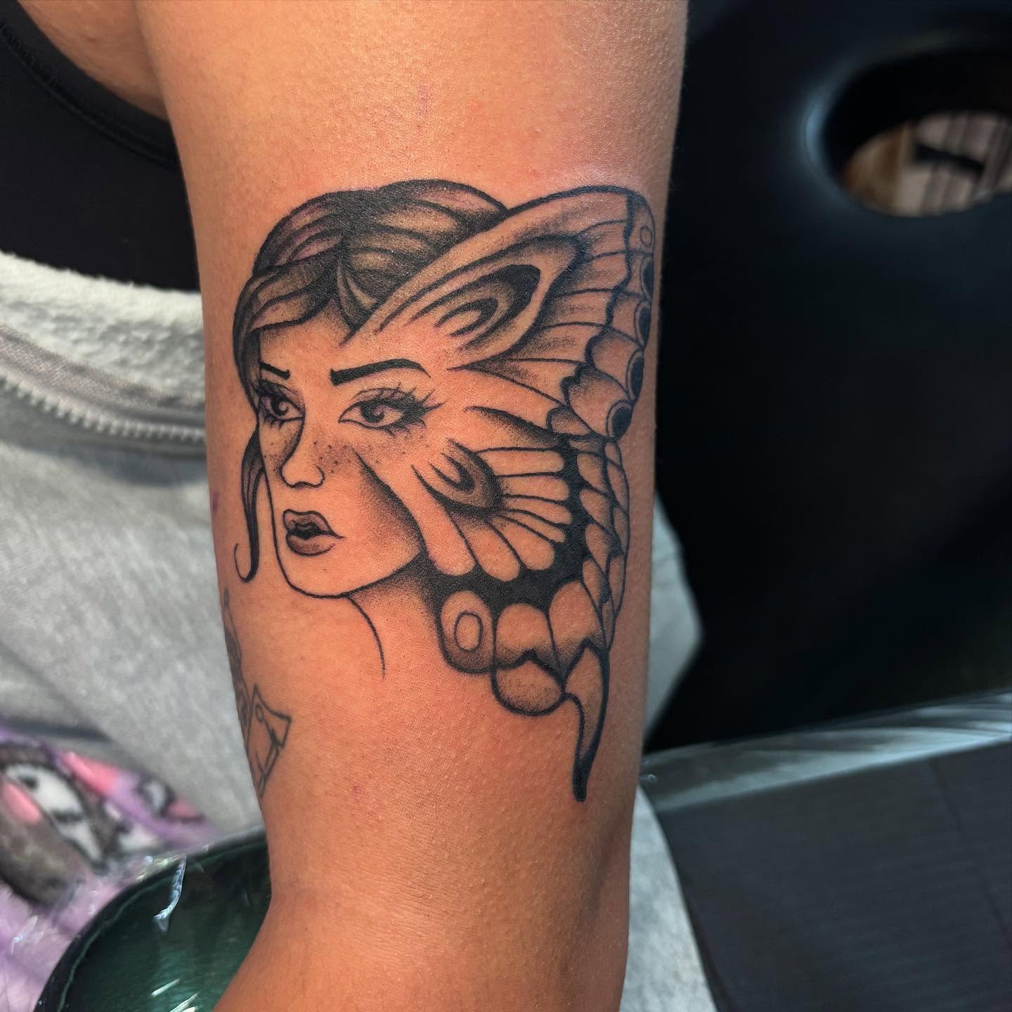 Tattoo by @jdawgdotgov — black_and_grey, realism