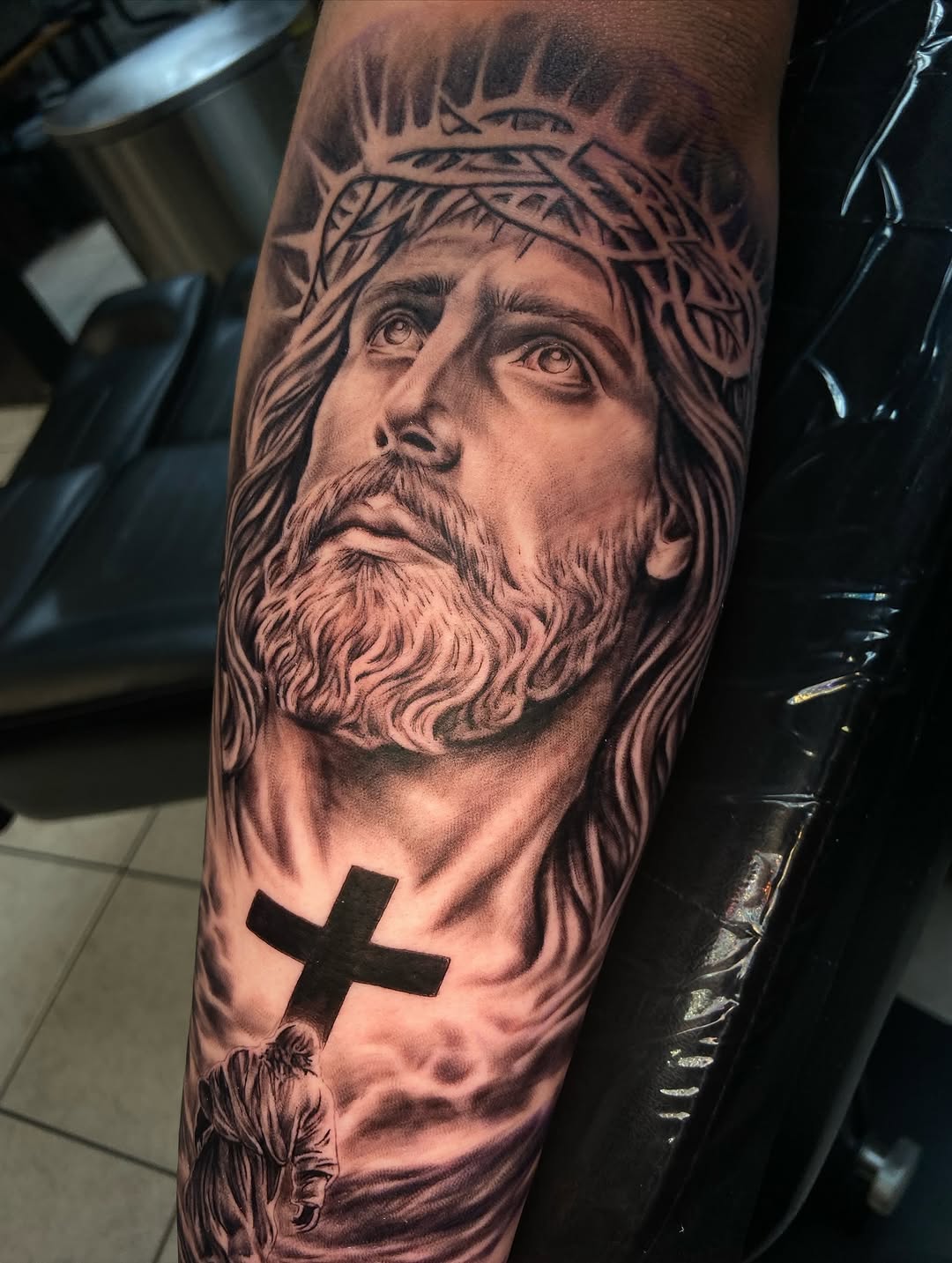 Realism tattoo on the forearm by Chicago Tattoo Artist