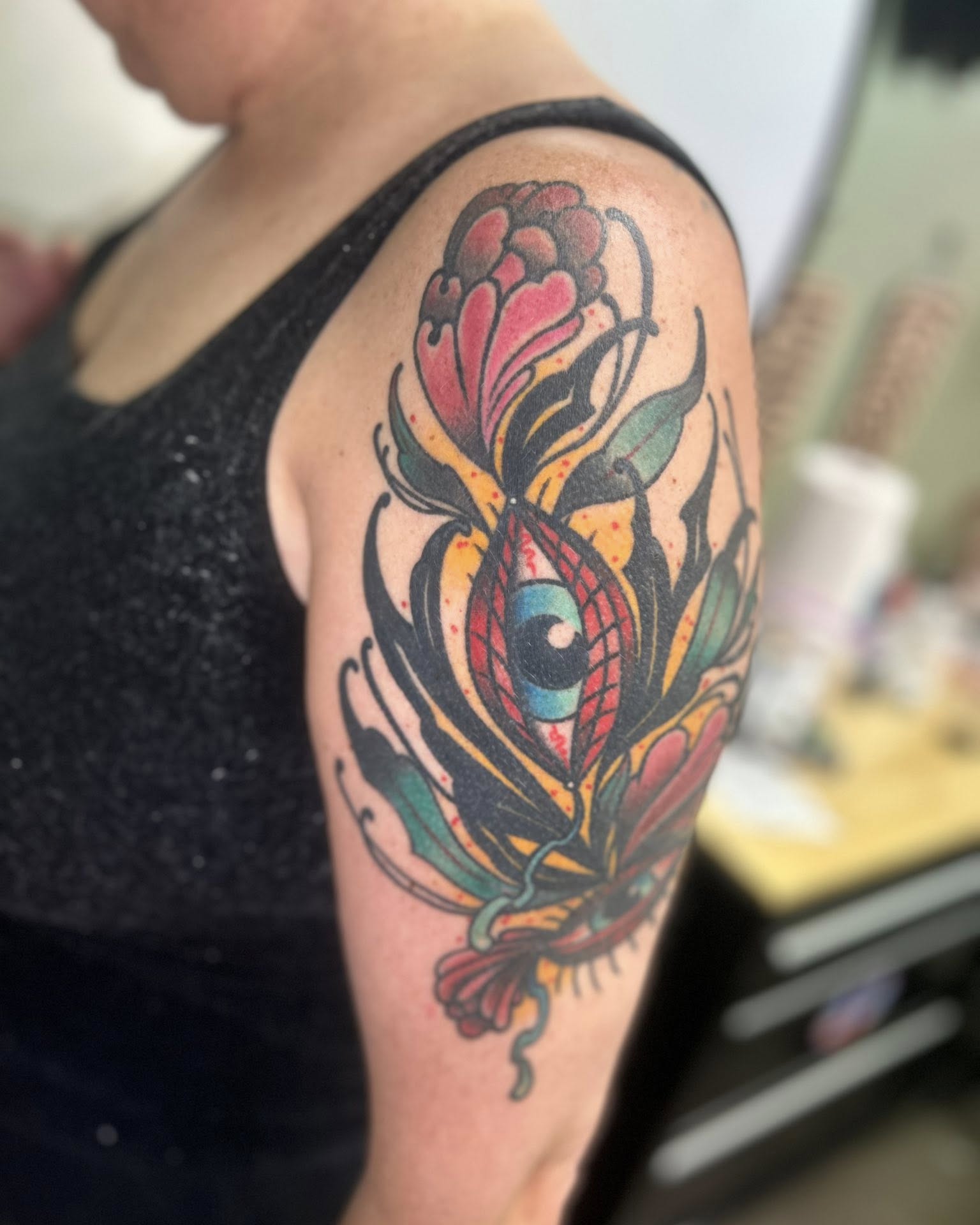 Tattoo by @daemiondesign — neo_traditional, realism