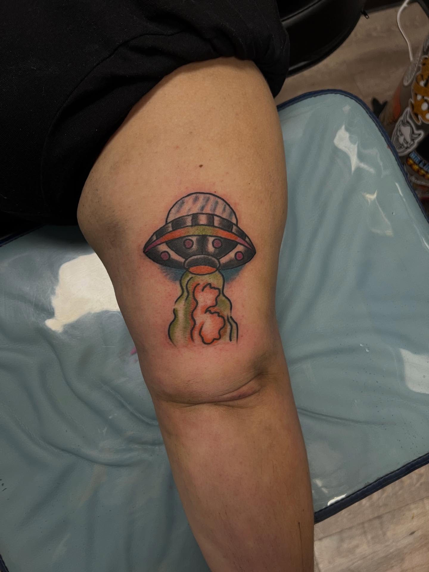 Tattoo by @geaux_catfish — new_school