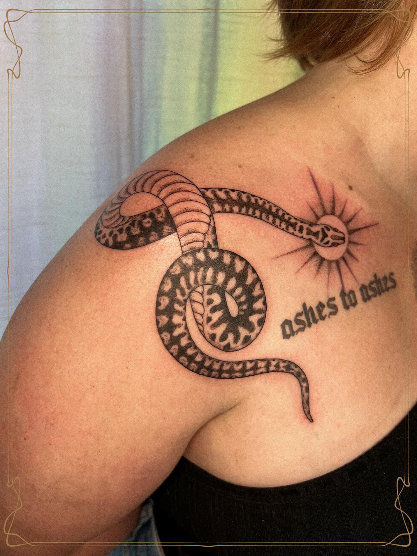 Tattoo by @severinblacktattoo — black_and_grey, realism