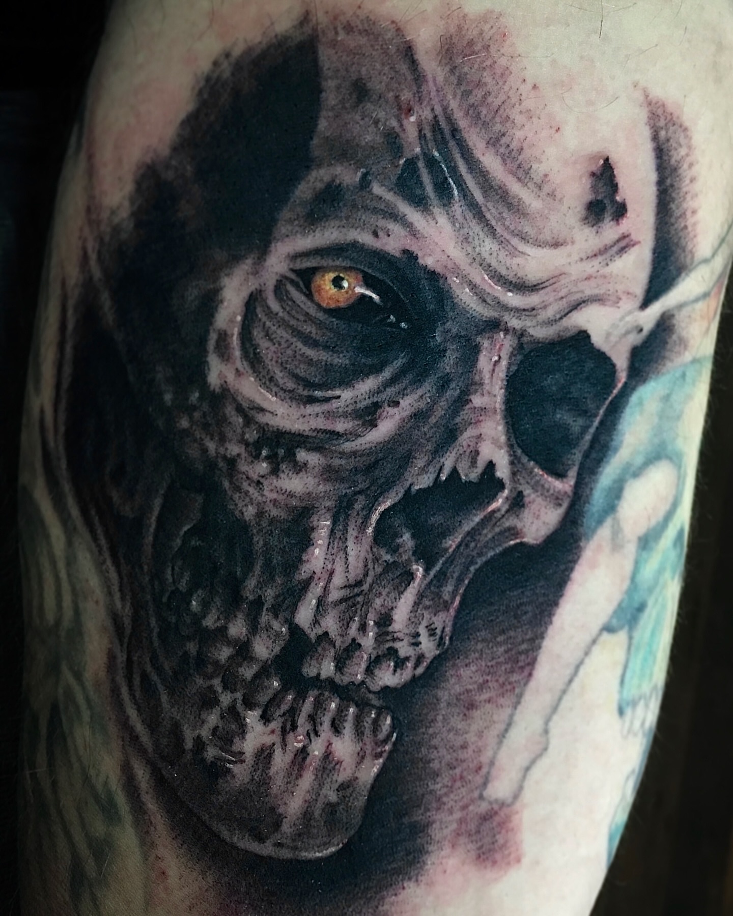 Tattoo by @thegood.d.artworks — dark_realism
