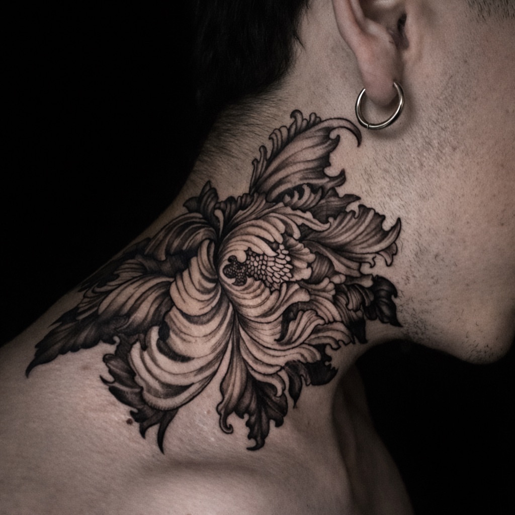 Tattoo by @yin.ttt — black_and_grey