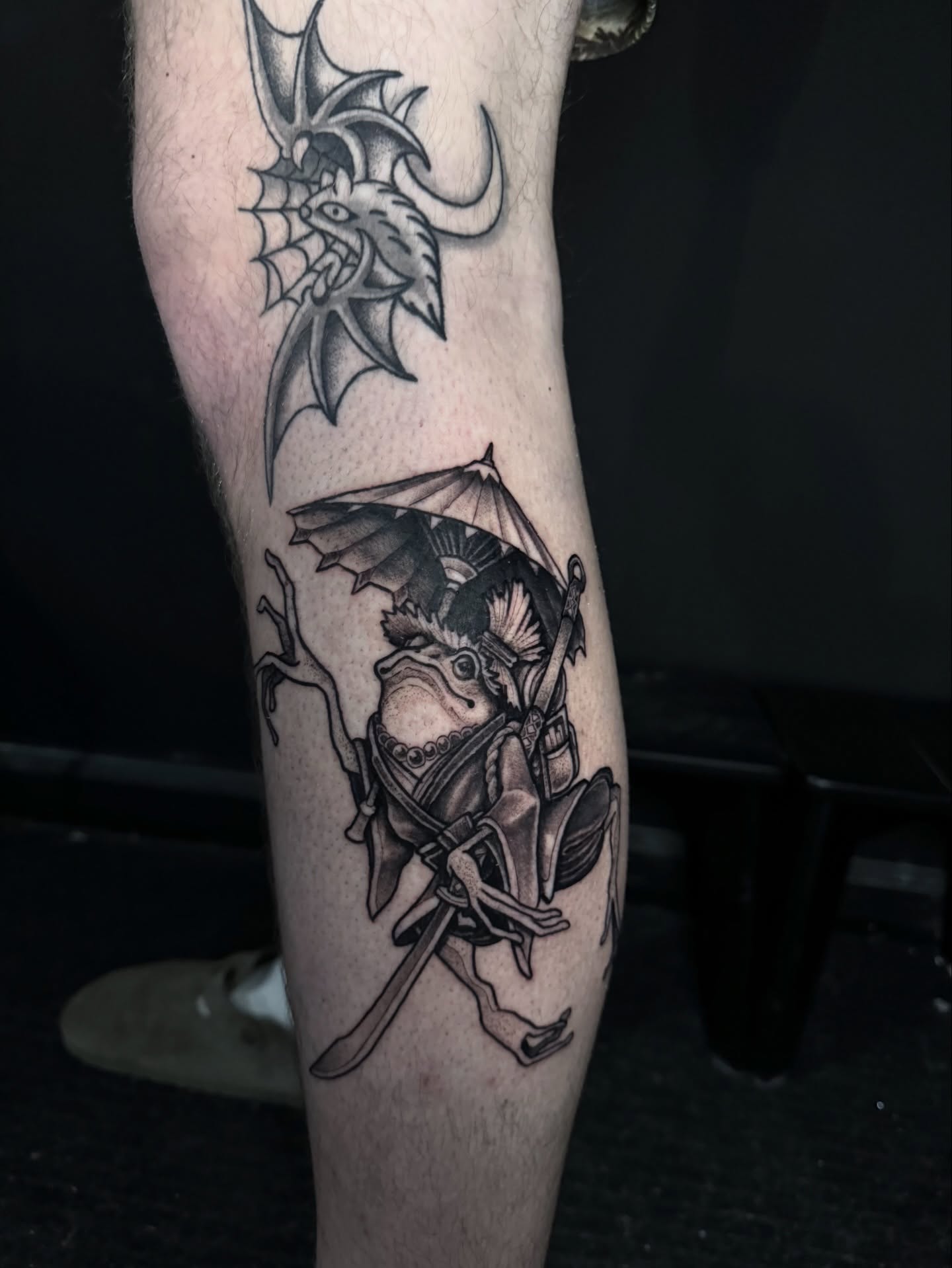 Tattoo by @fragiledagger — black_and_grey, realism
