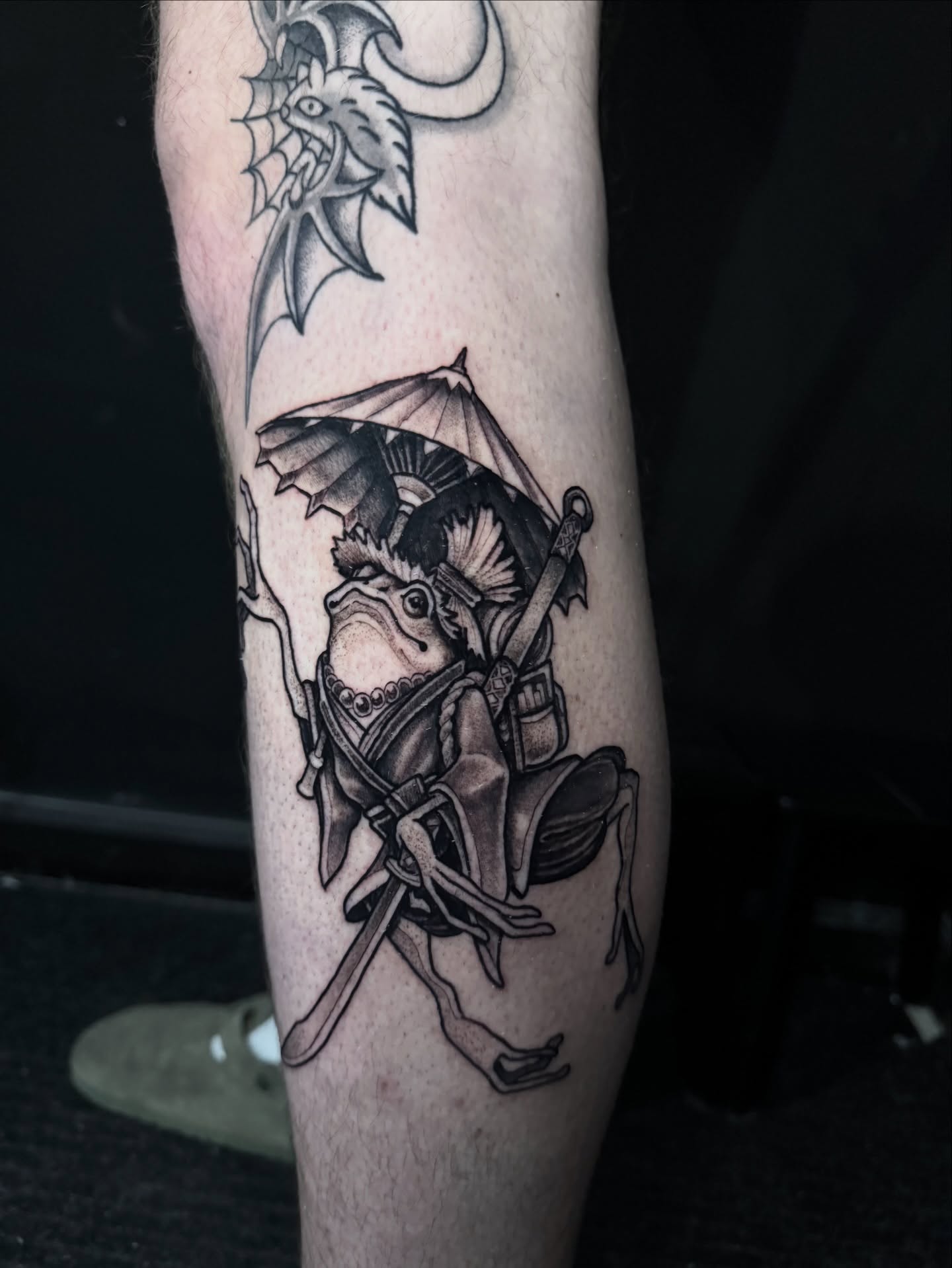 Tattoo by @fragiledagger — black_and_grey, realism