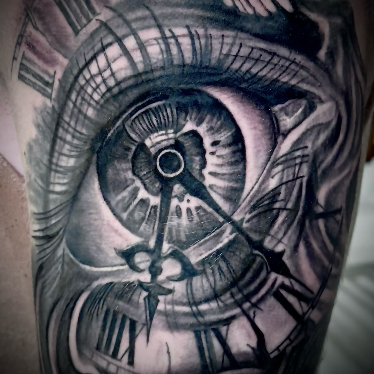Tattoo by @jherrontattoo — black_and_grey, realism