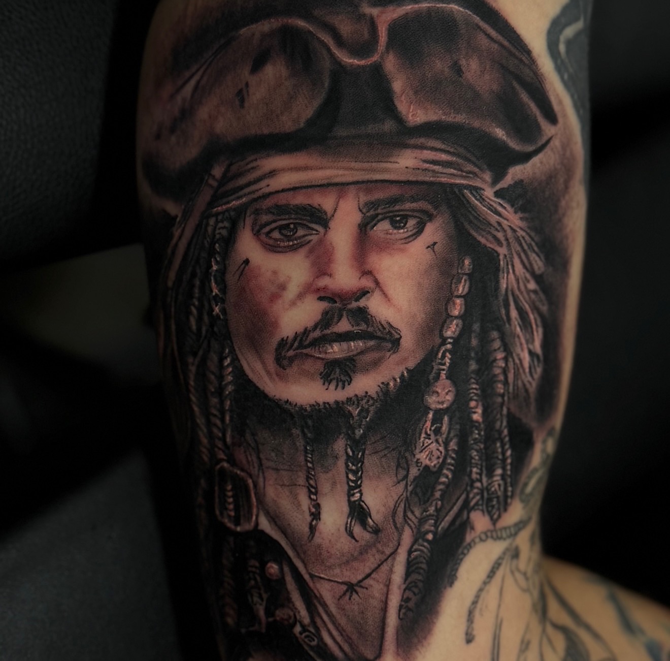 Tattoo by @jedlewis23 — realism, black_and_grey