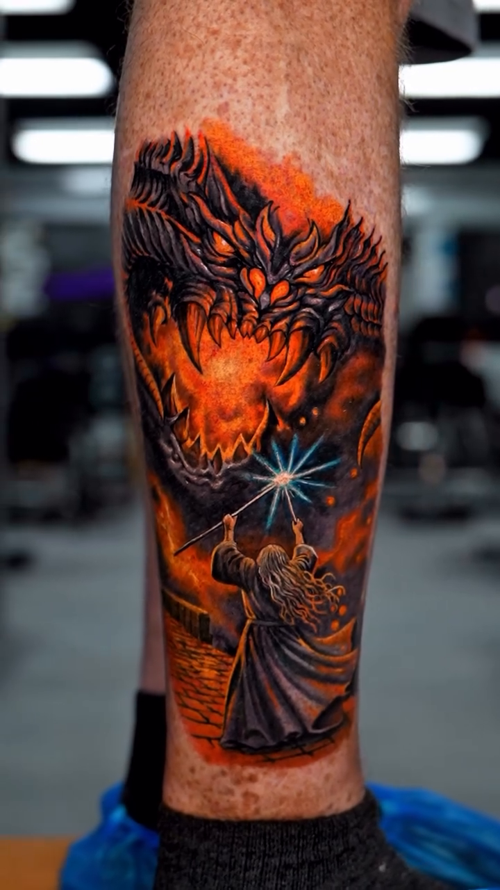 Tattoo work at Inkin' the Coast Tattoo Festival 2026