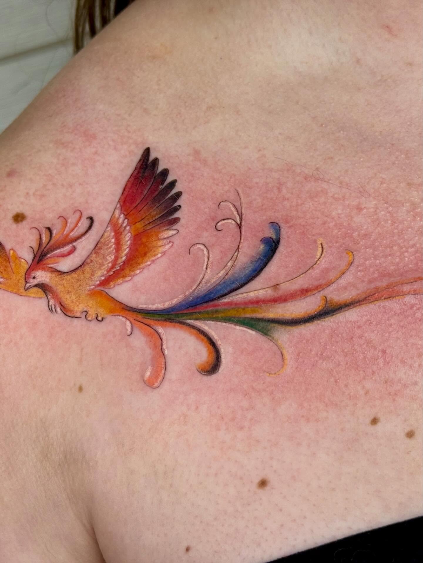 Tattoo by @muridiana — watercolor