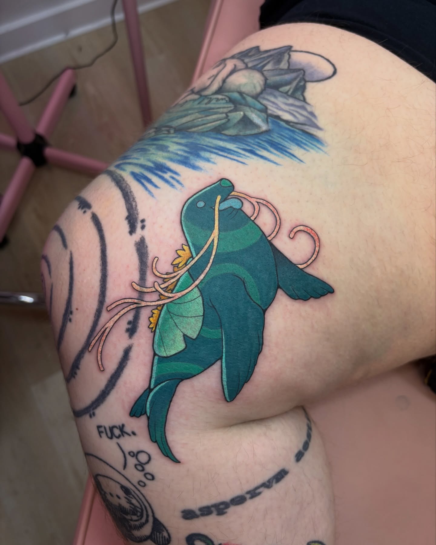 Tattoo by @skaikattcxart — new_school, illustrative