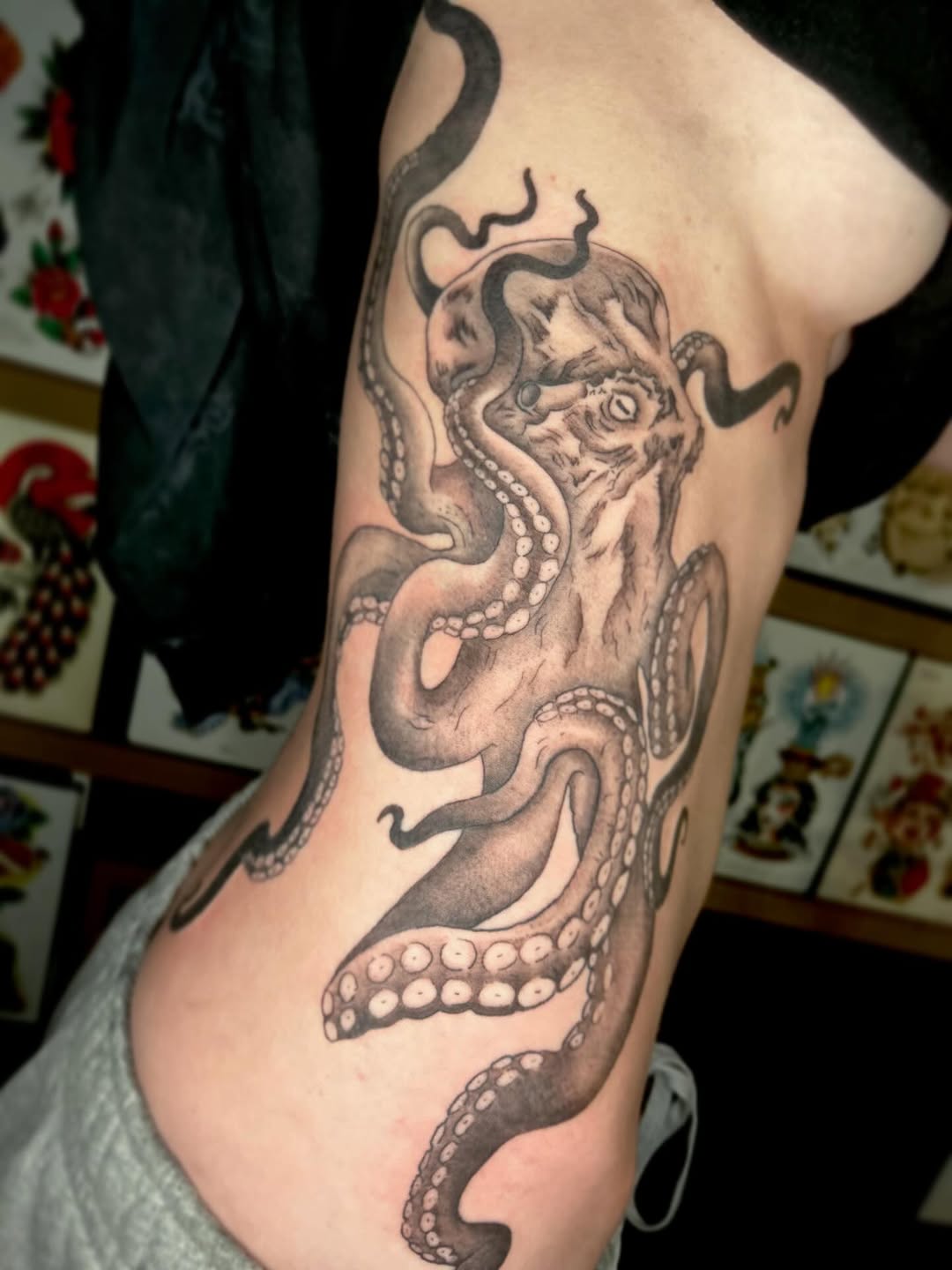 Tattoo by @tattoosbykass — black_and_grey, realism
