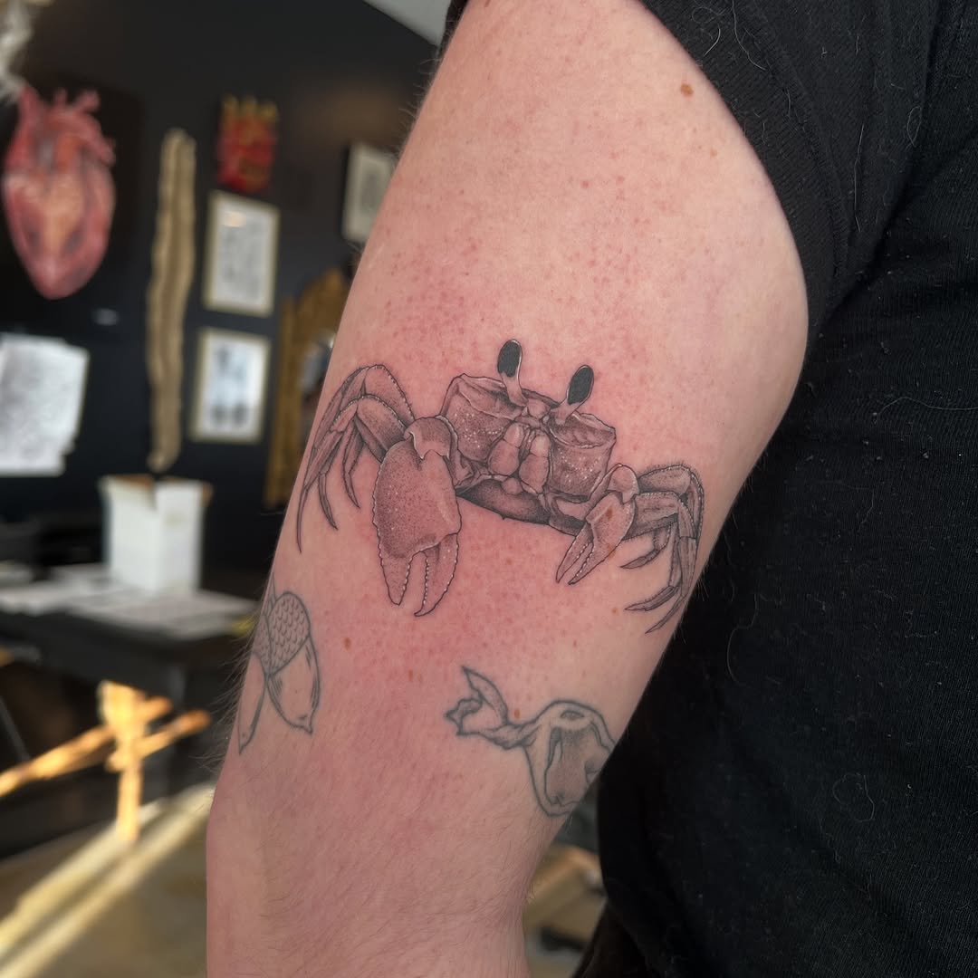 Tattoo by @tattooedbydom — realism, black_and_grey