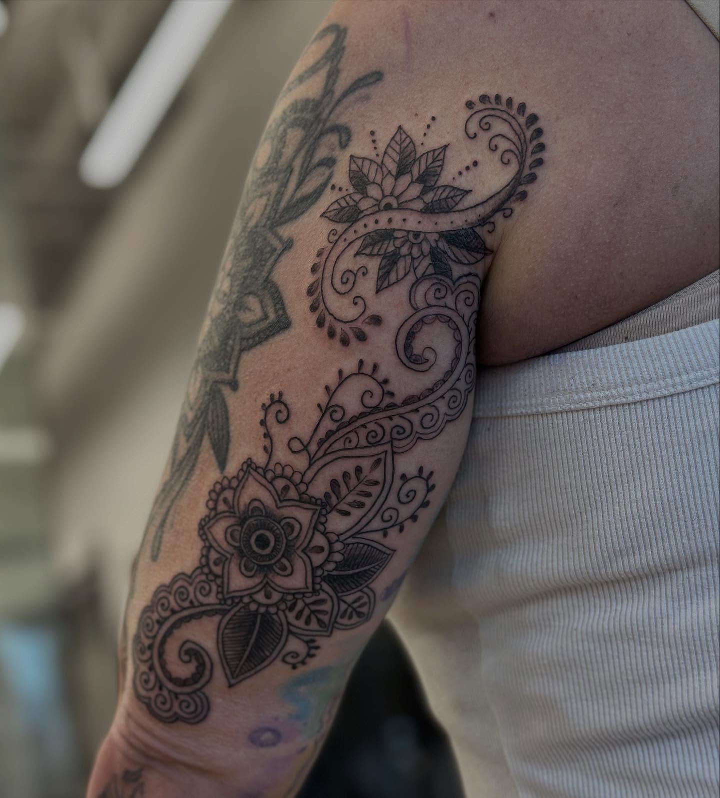 Tattoo by @jewelstattoos_ — black_and_grey