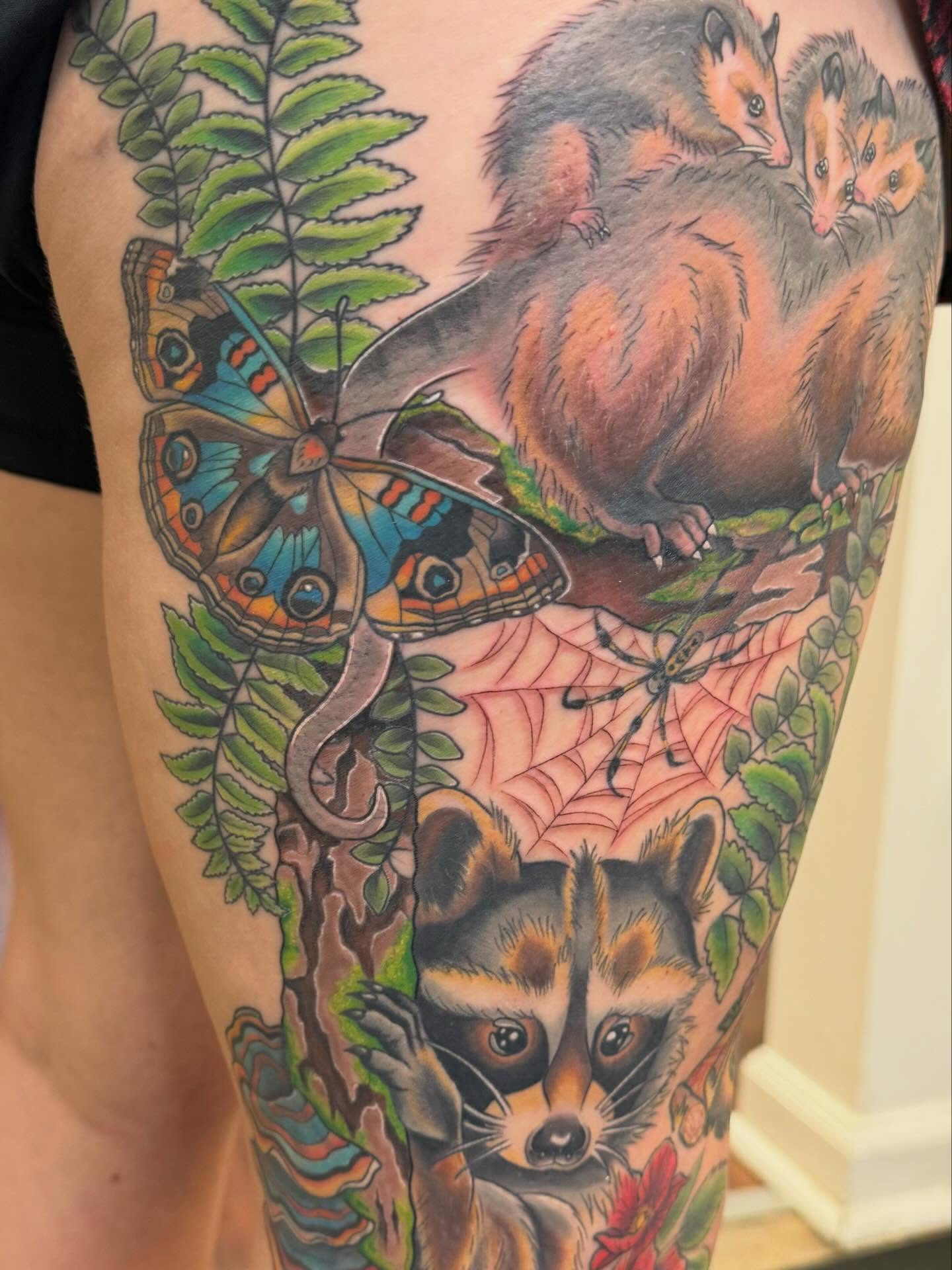 Tattoo by @bellalouisetattoo — realism, dotwork