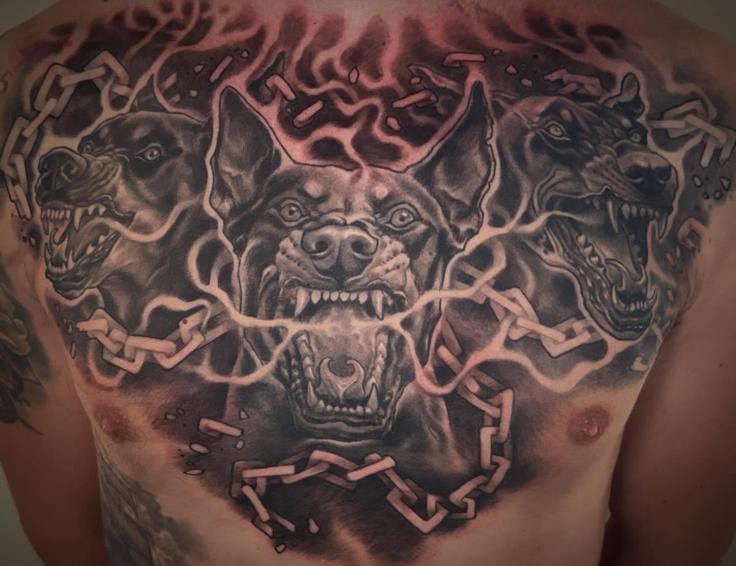 Tattoo by @dominicholmes_art — black_and_grey, realism