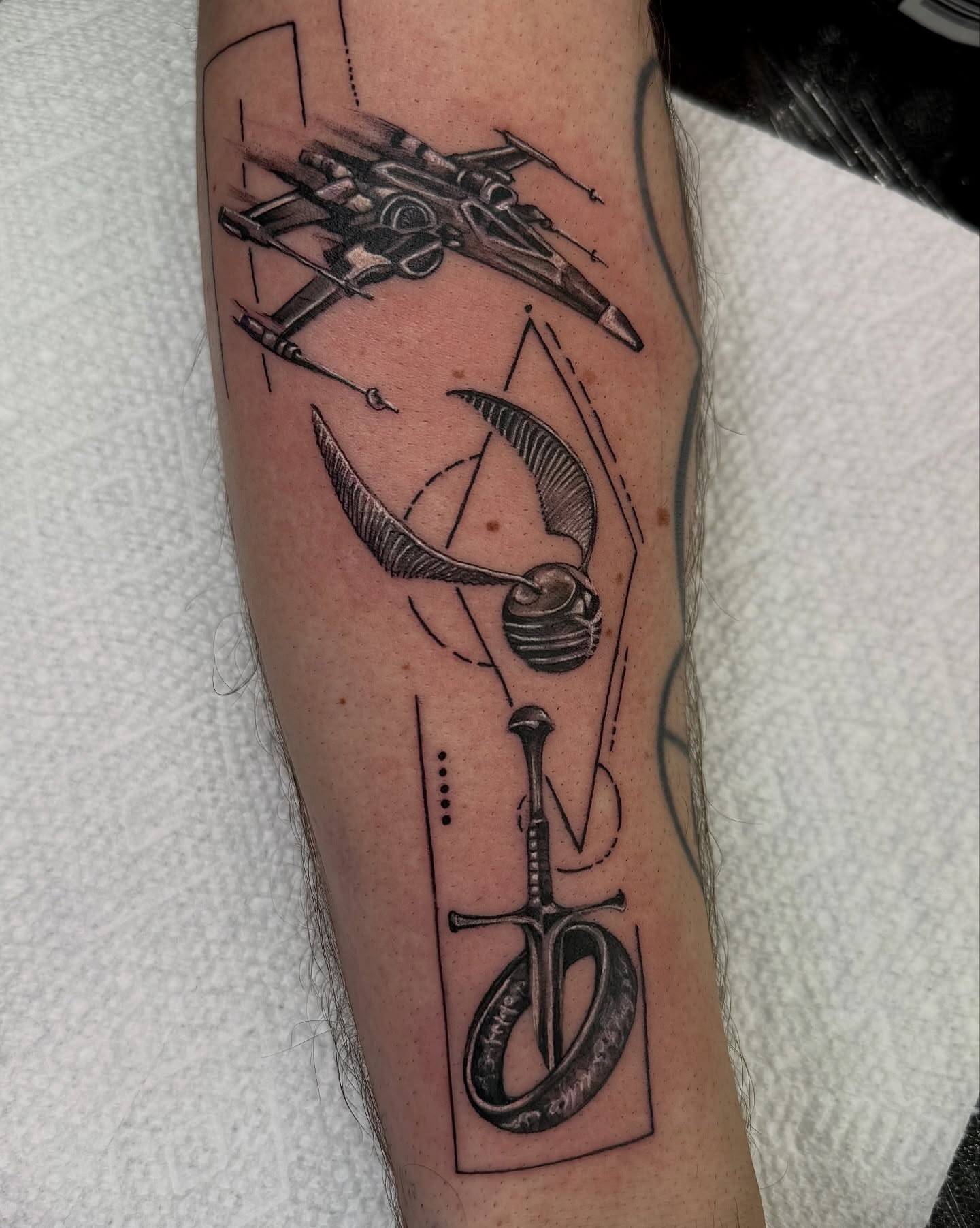 Tattoo by @scarlet.tattooz — black_and_grey