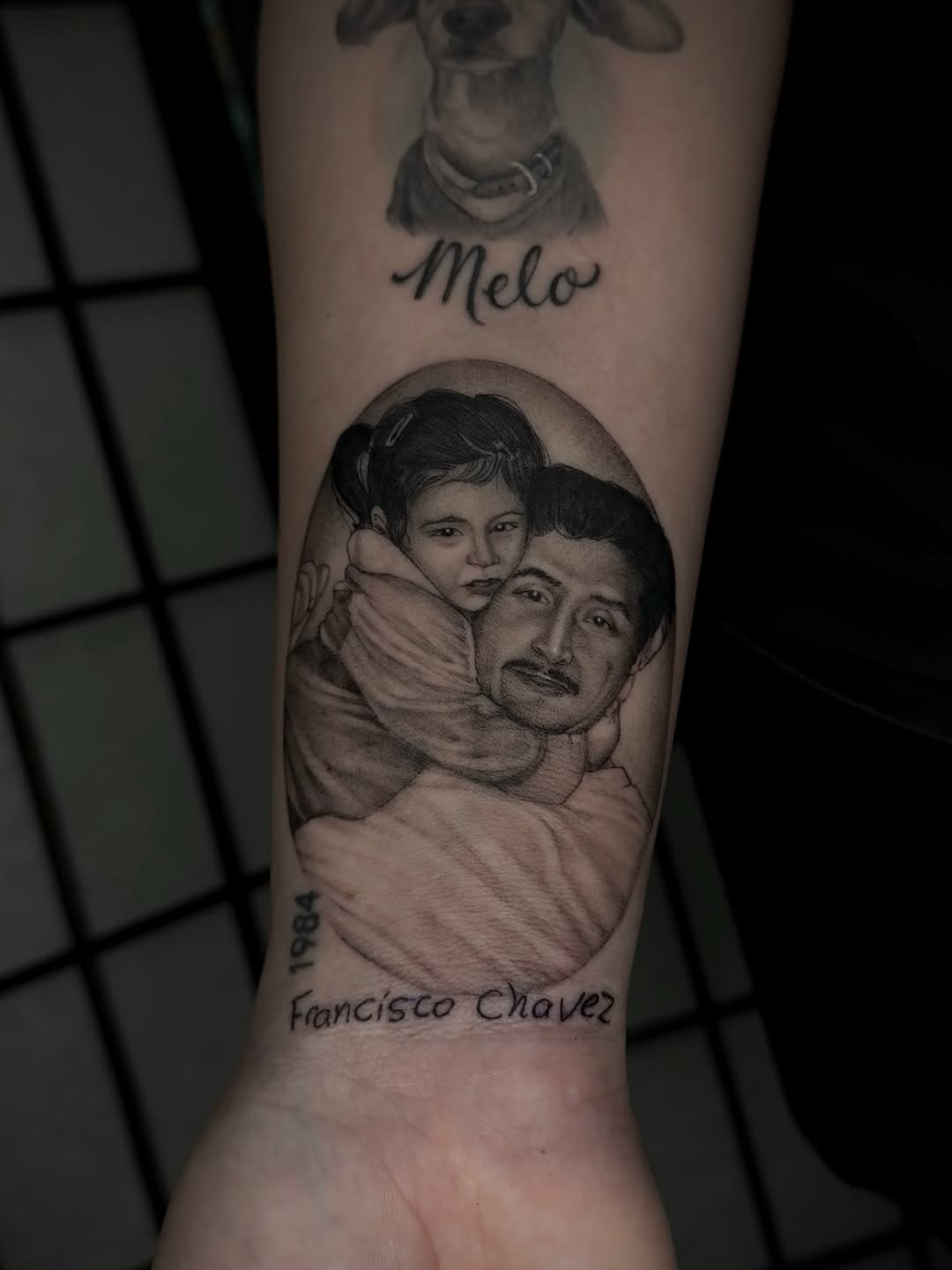 Tattoo by @jordyn_tattoos — realism, black_and_grey