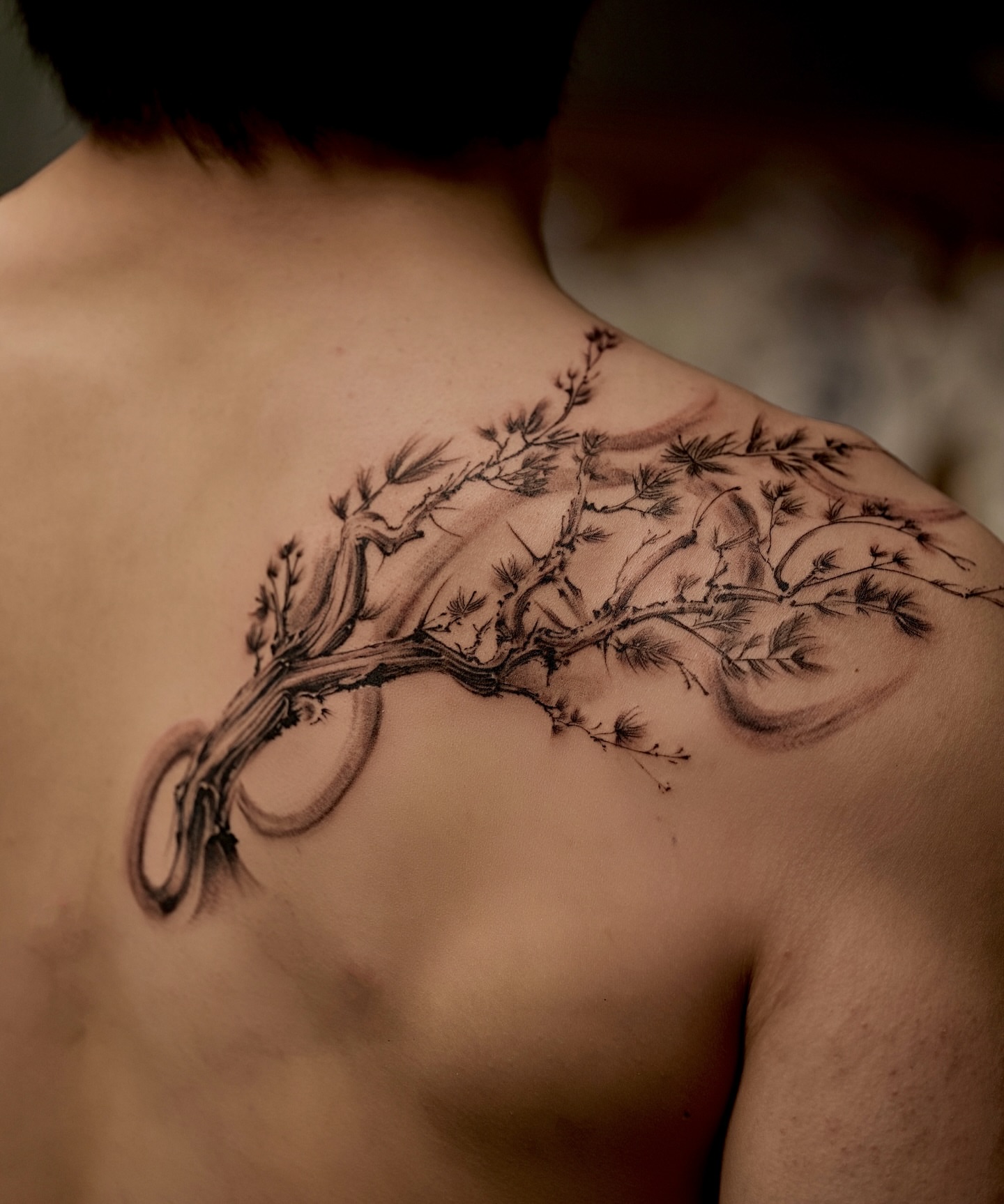 Tattoo by @d.w._modoink — black_and_grey