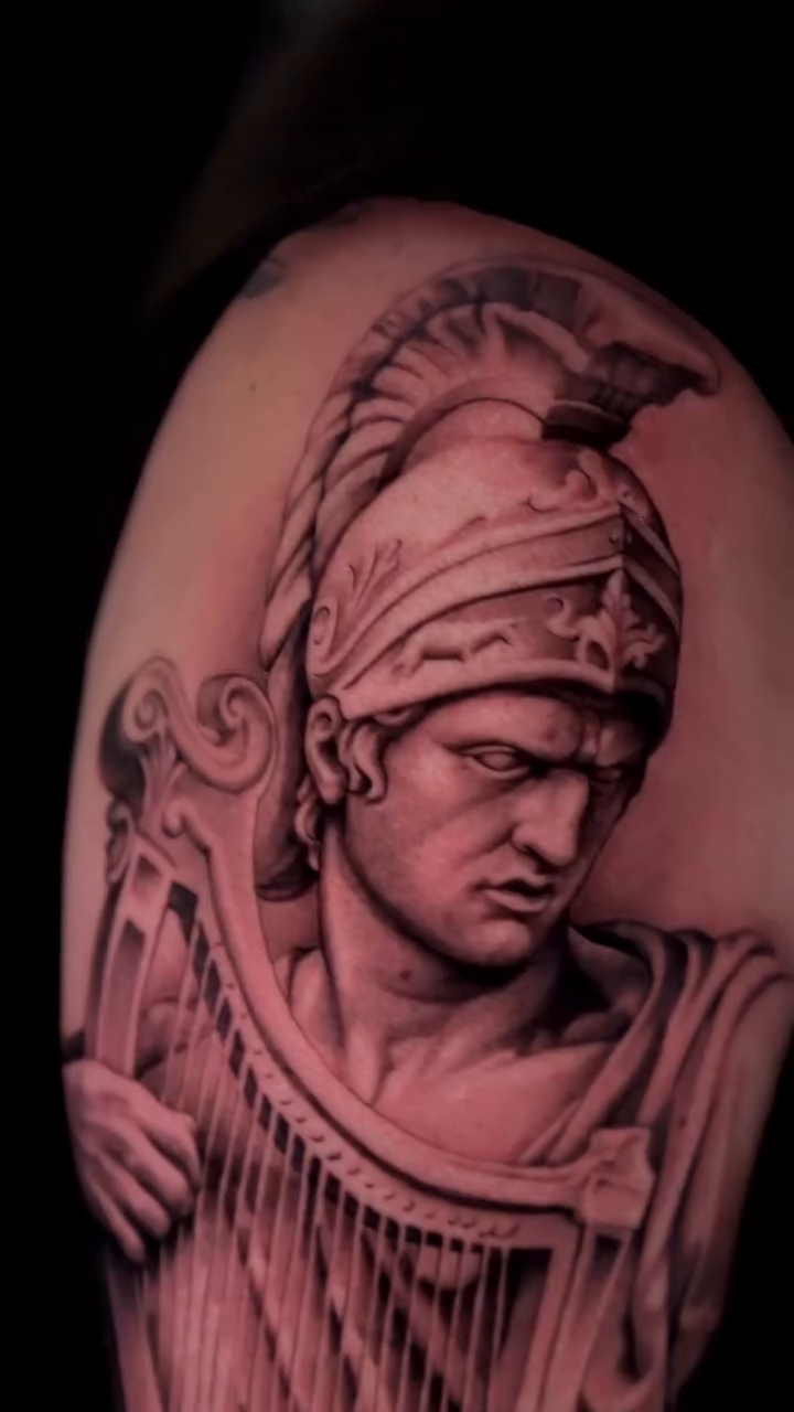 Tattoo by @williammeyertattoo โ realism, black_and_grey
