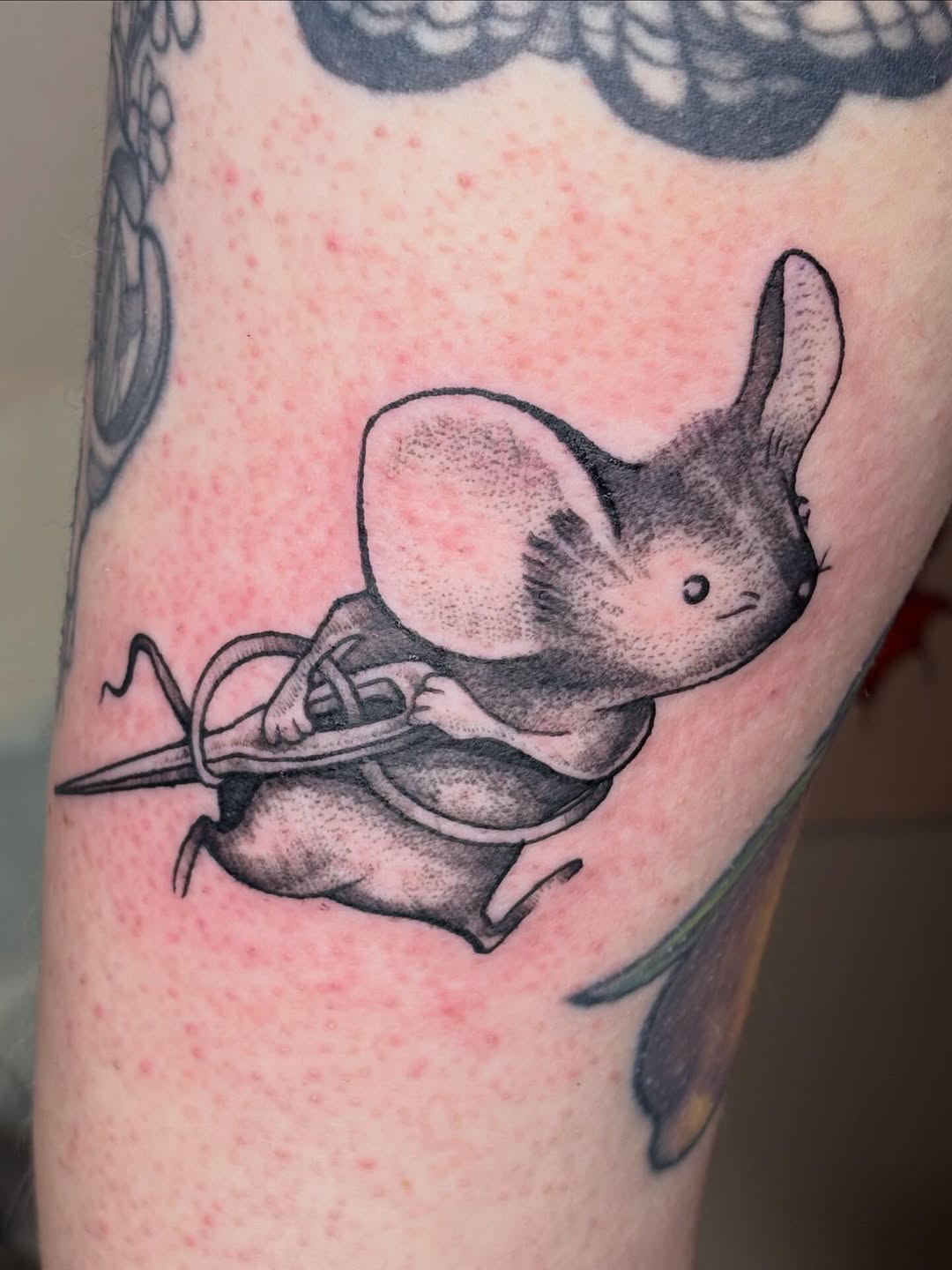 Tattoo by @daffstattoos_ — black_and_grey, realism