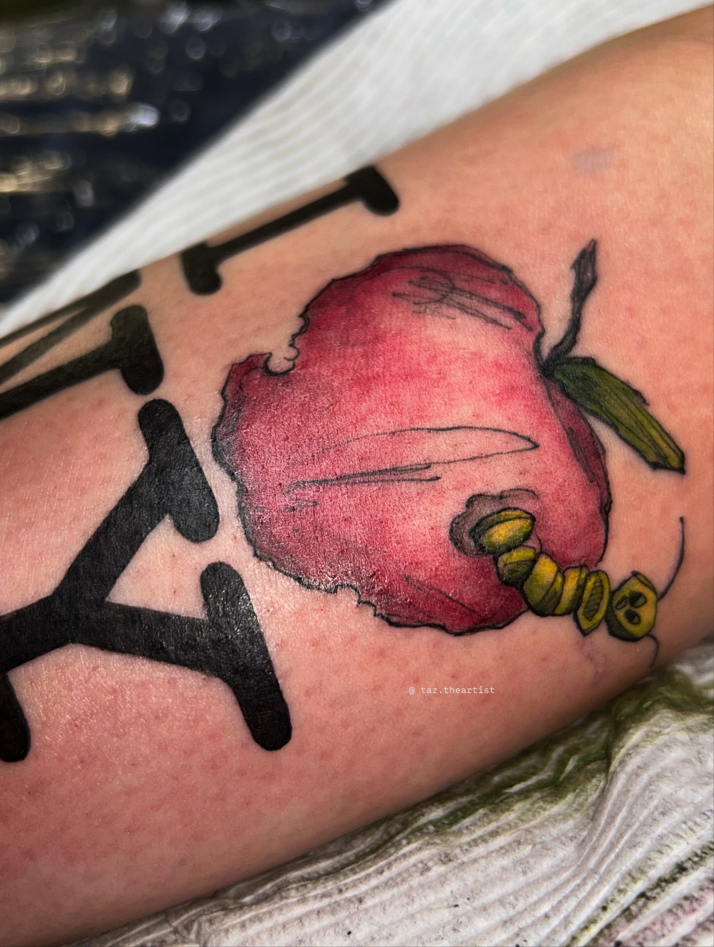 Peach realism tattoo on the forearm by 𝖙𝖆𝖟 🫧✮♡ₐₜₗ ₙᵧʗ