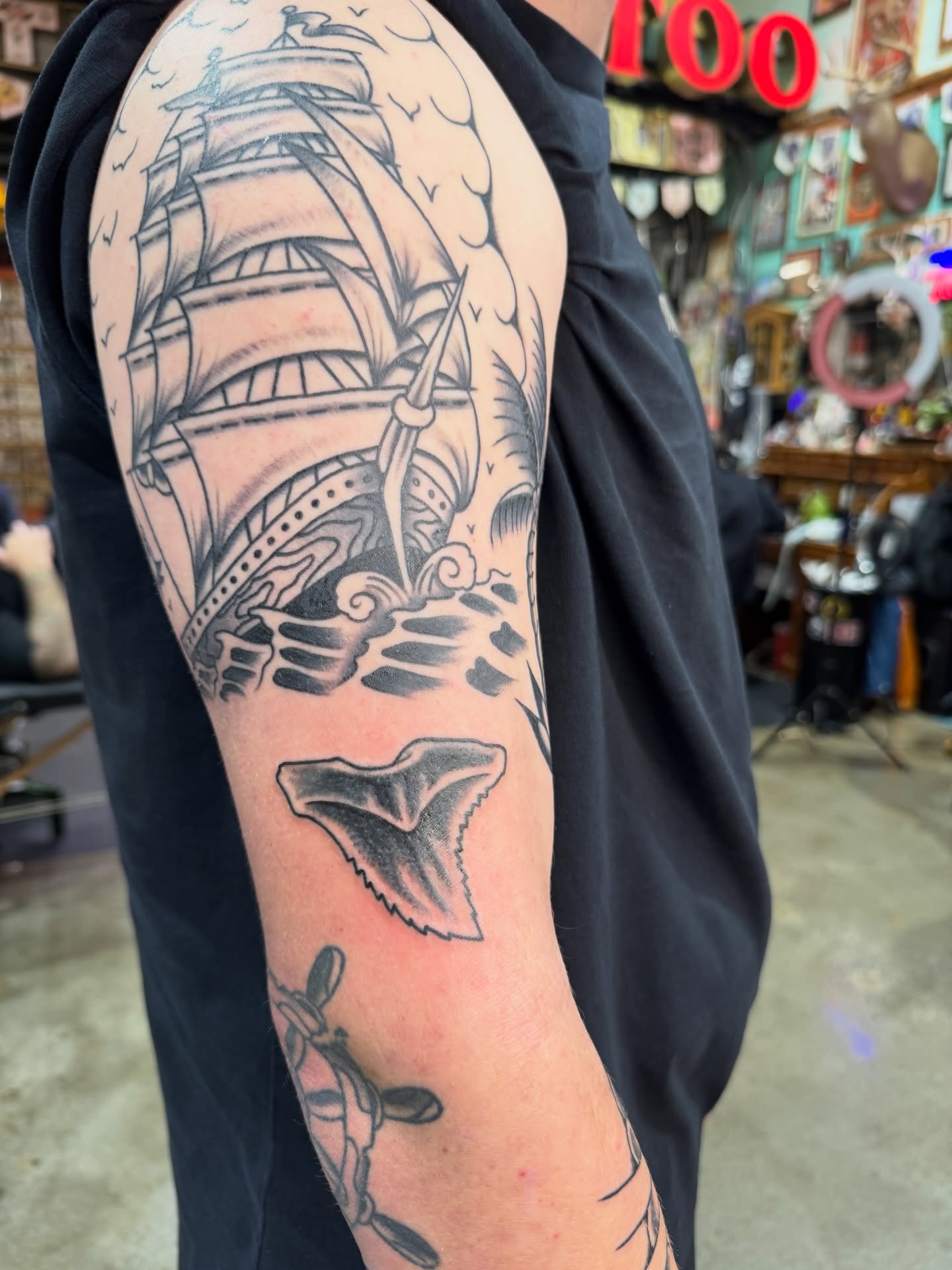 Tattoo by @tyler.raytat2 — black_and_grey