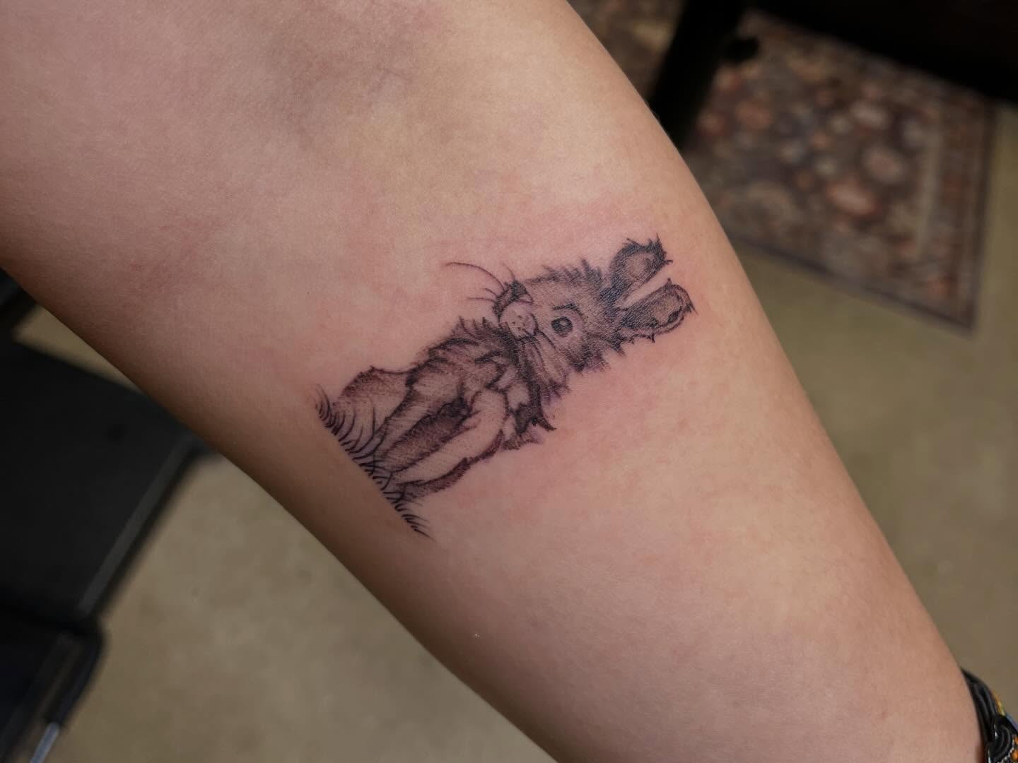Tattoo by @made_by_mathis — black_and_grey