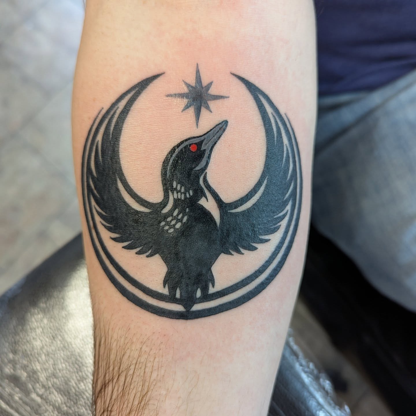 Tattoo by @electricpagan — black_and_grey