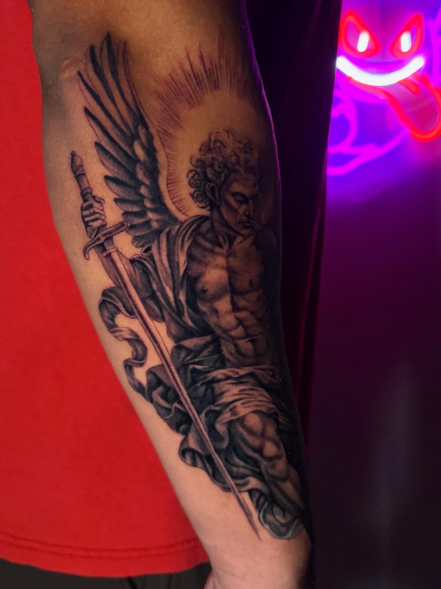Tattoo by @blessedbyfrancisco_ — black_and_grey, realism