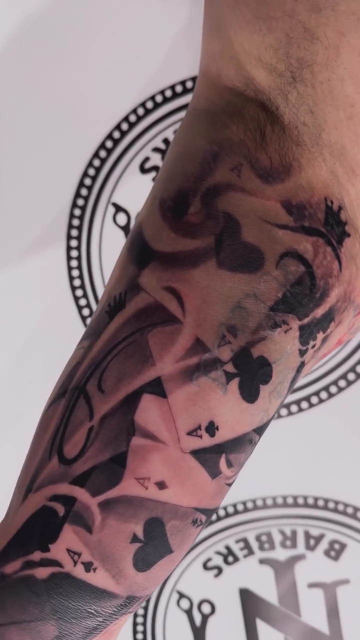 Tattoo by @rockytattoo — black_and_grey, realism