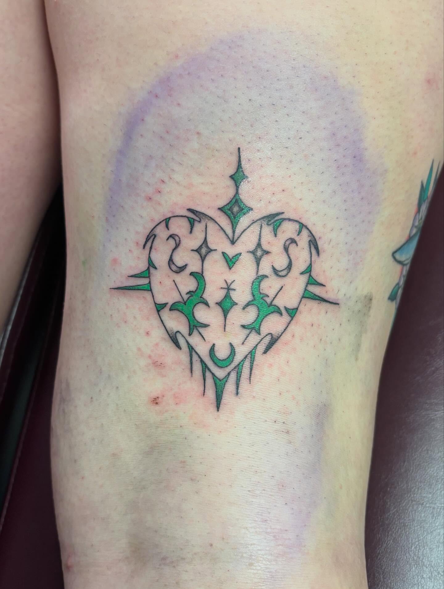 Tattoo by @inked_by_em — geometric, watercolor