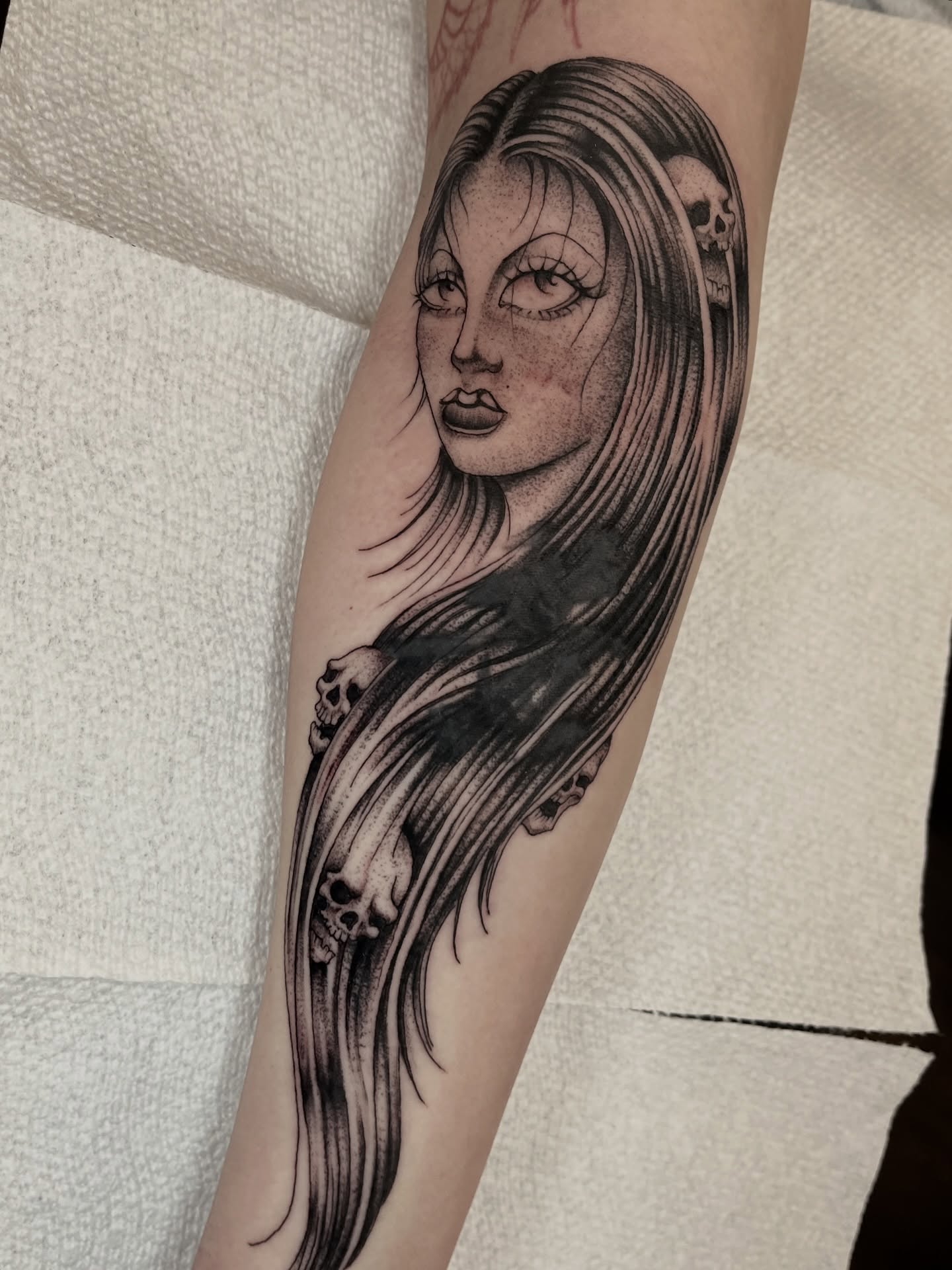 Tattoo by @jesus_pieces_ — black_and_grey, realism