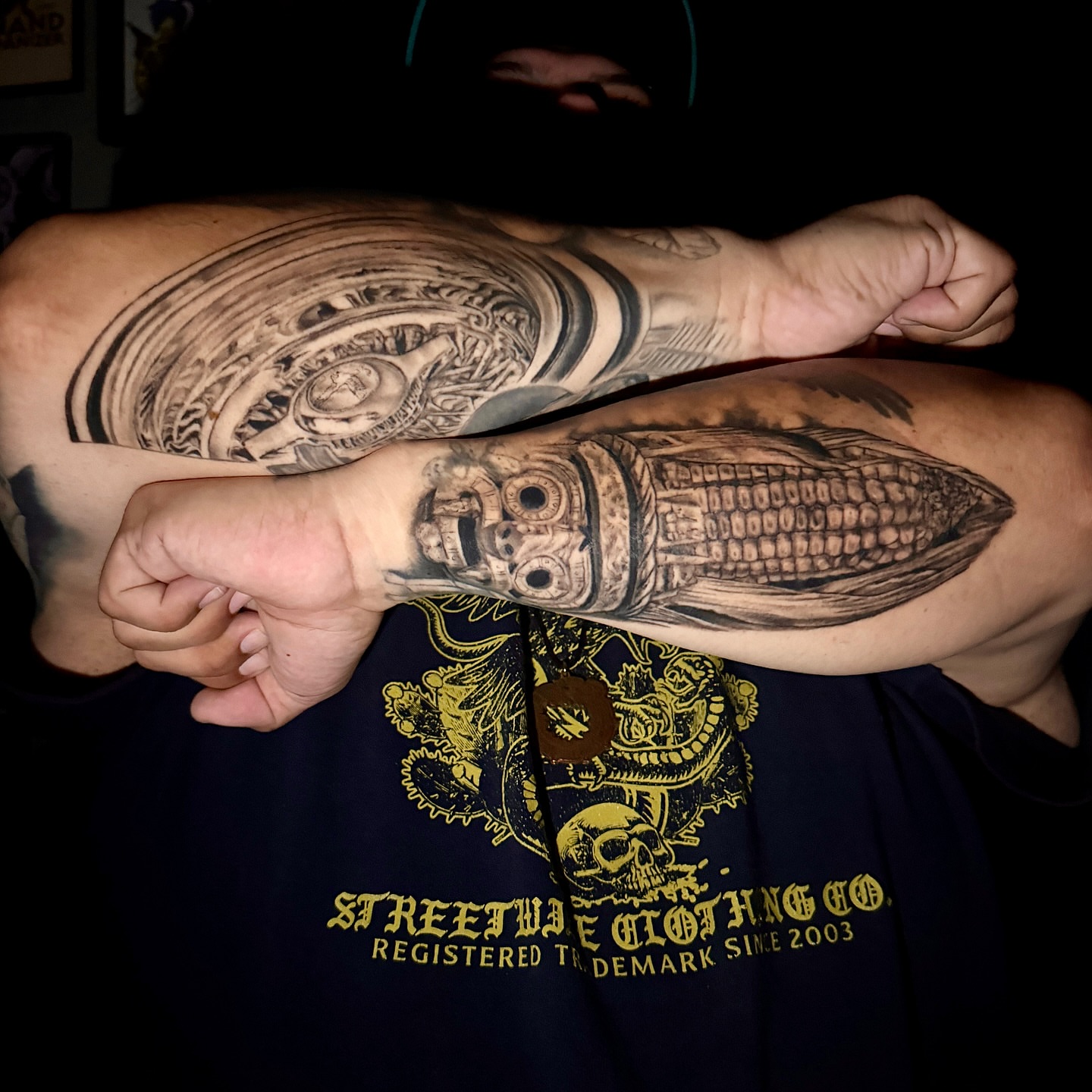 Corn cob realism tattoo on the forearm by @mexcellent_tattoos