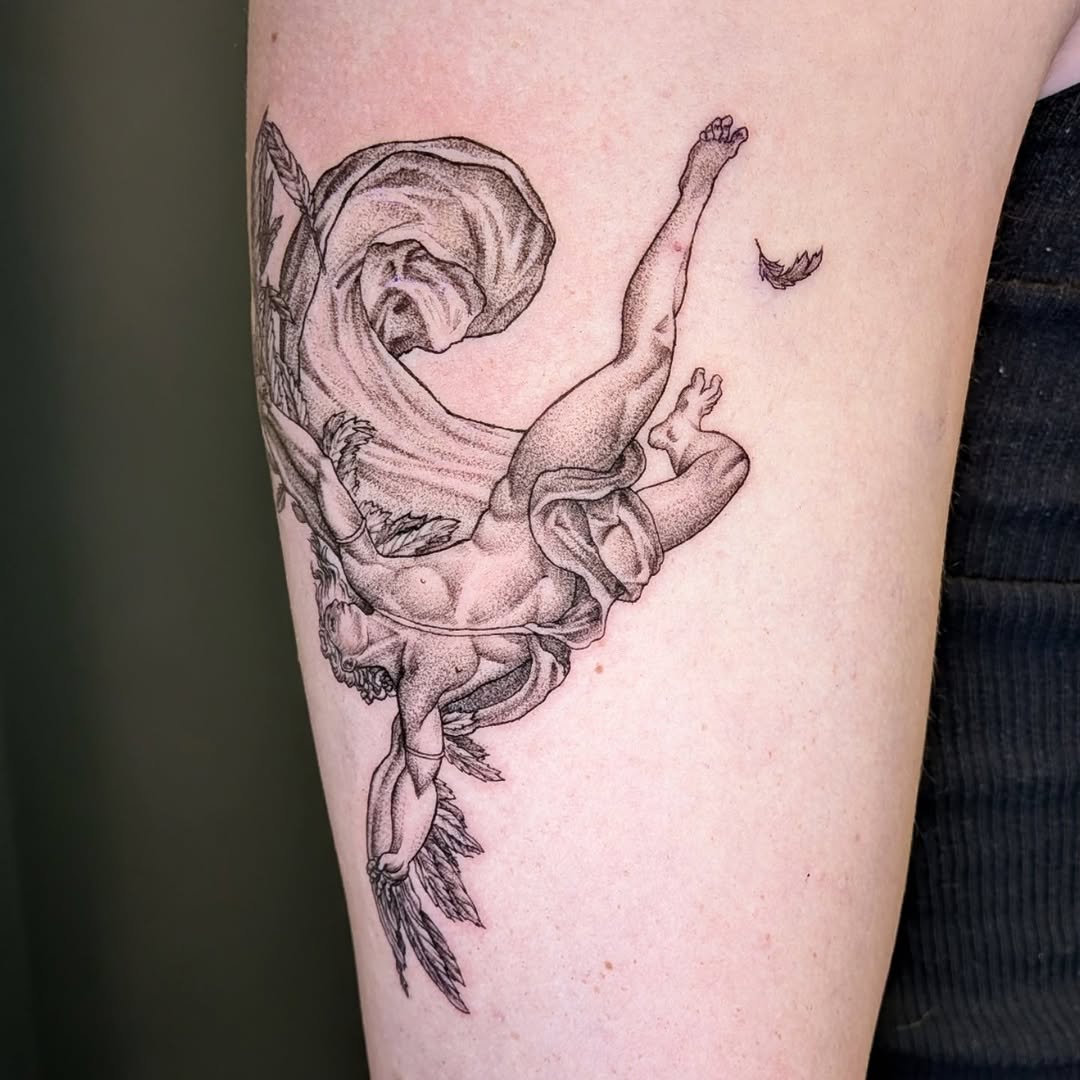 Tattoo by @tattoosbylucyl โ black_and_grey, realism