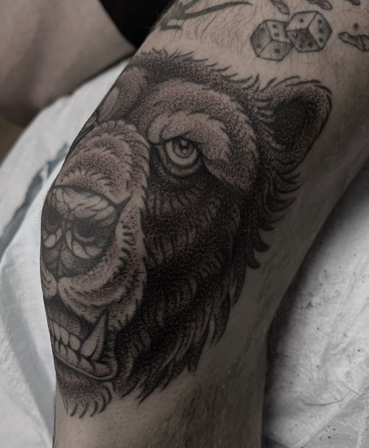 Tattoo by @michaelvillalobostattoo — dotwork