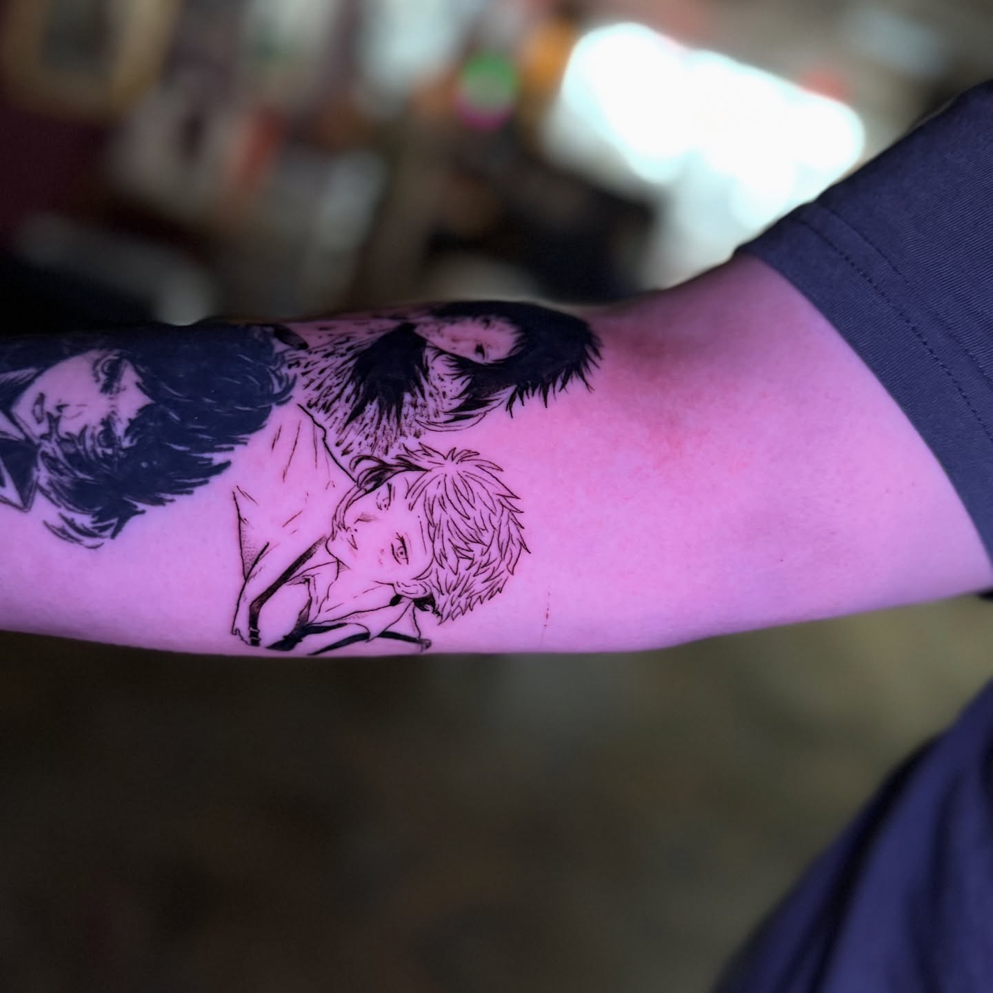 Tattoo by @chicanatattoos — anime