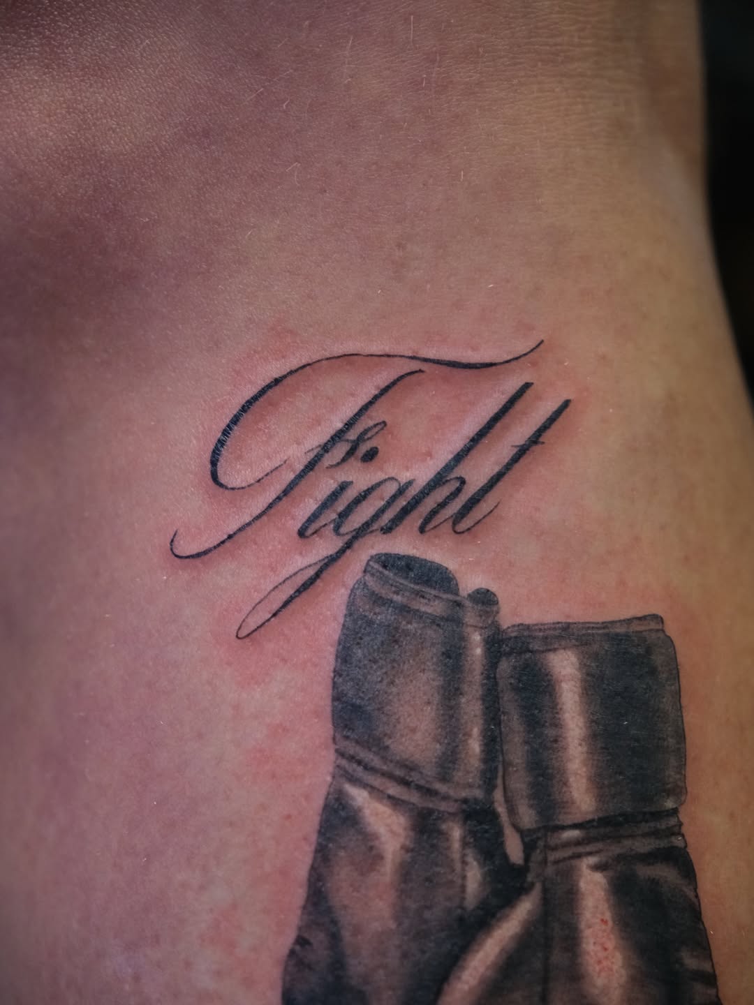 Tattoo by @kianahopetattoo — lettering_script, realism