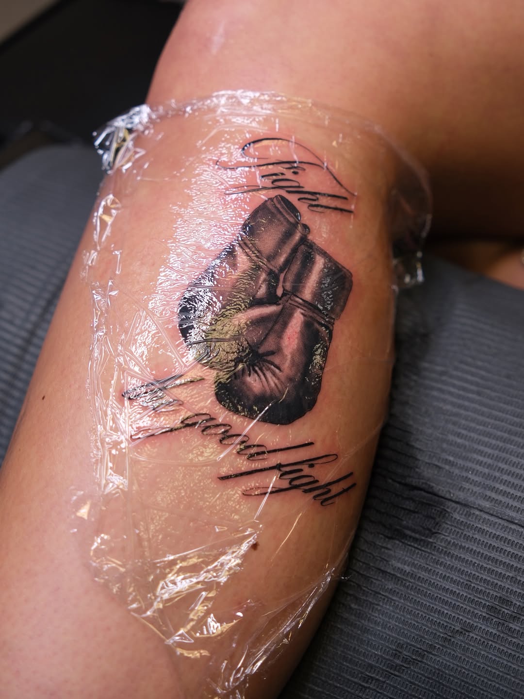 Tattoo by @kianahopetattoo — realism, lettering_script