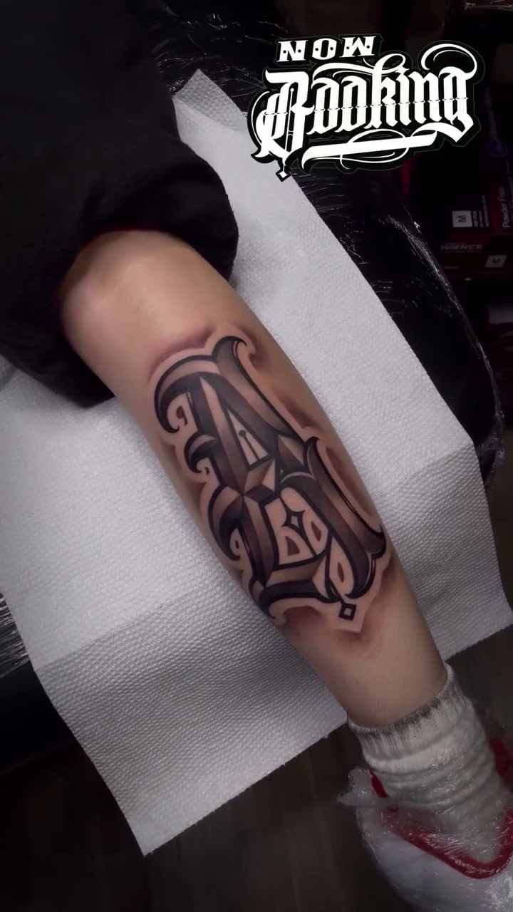 Tattoo by @chato83_ — lettering_script