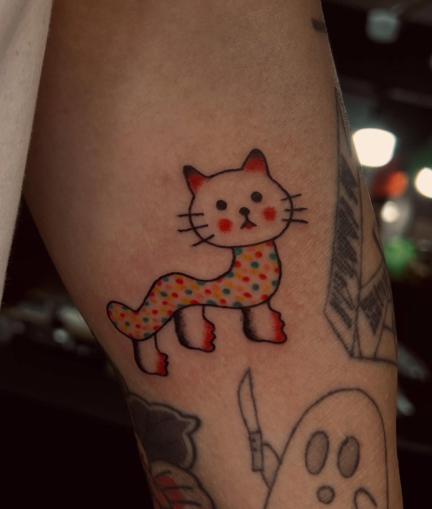 Tattoo by @fokqueenie — dotwork