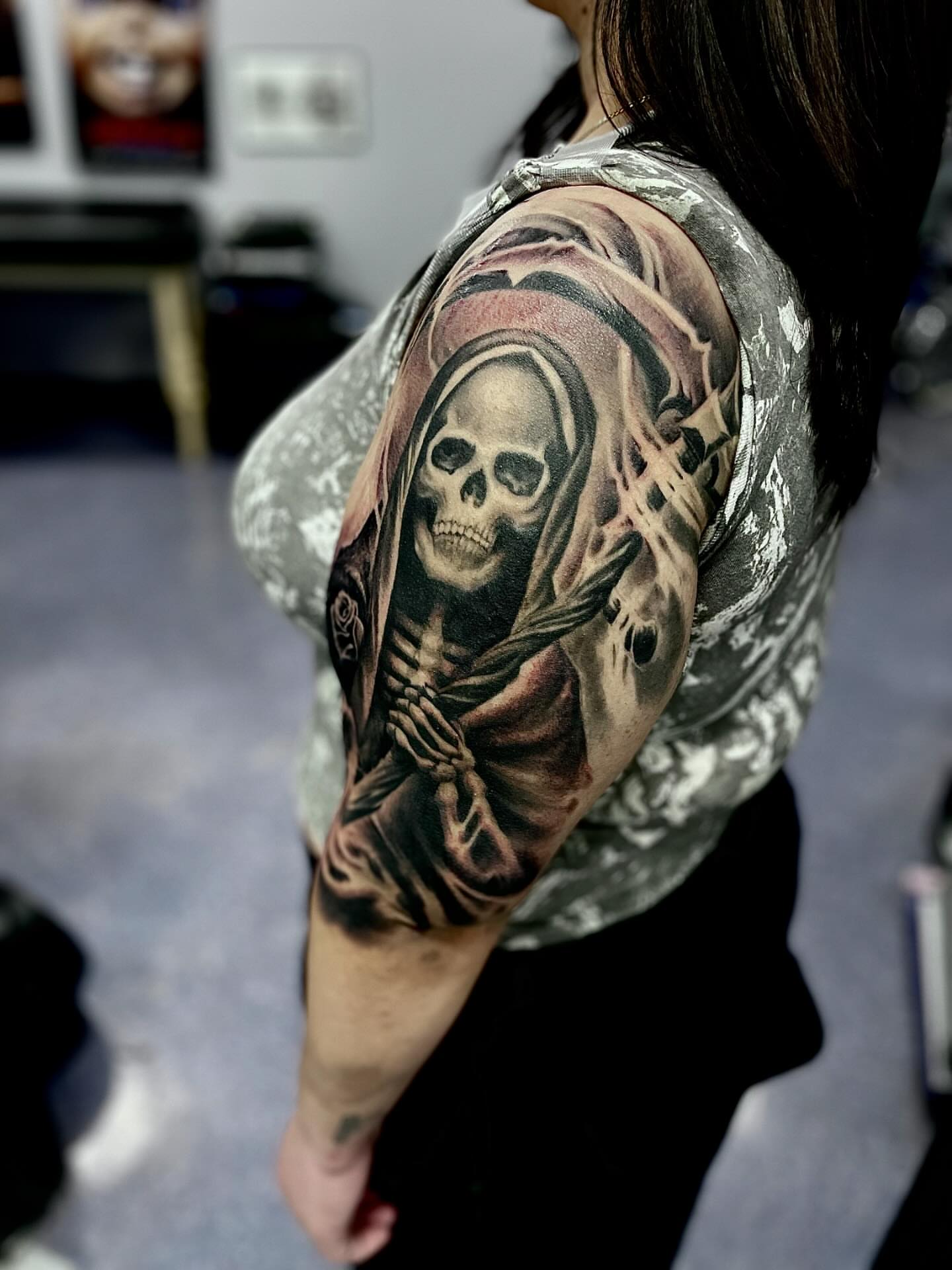 Tattoo by @doeboy818 β realism, dark_realism