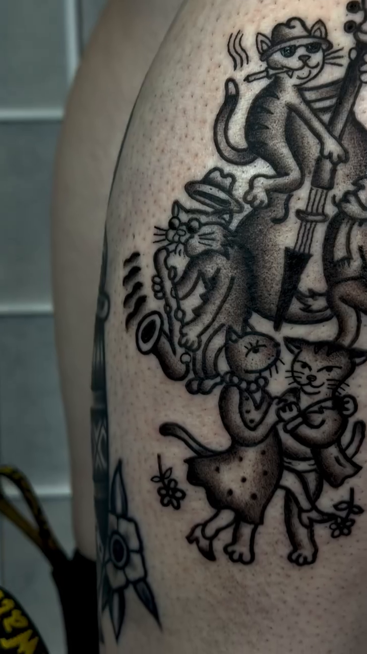 Tattoo by @sadvladink — neo_traditional, black_and_grey