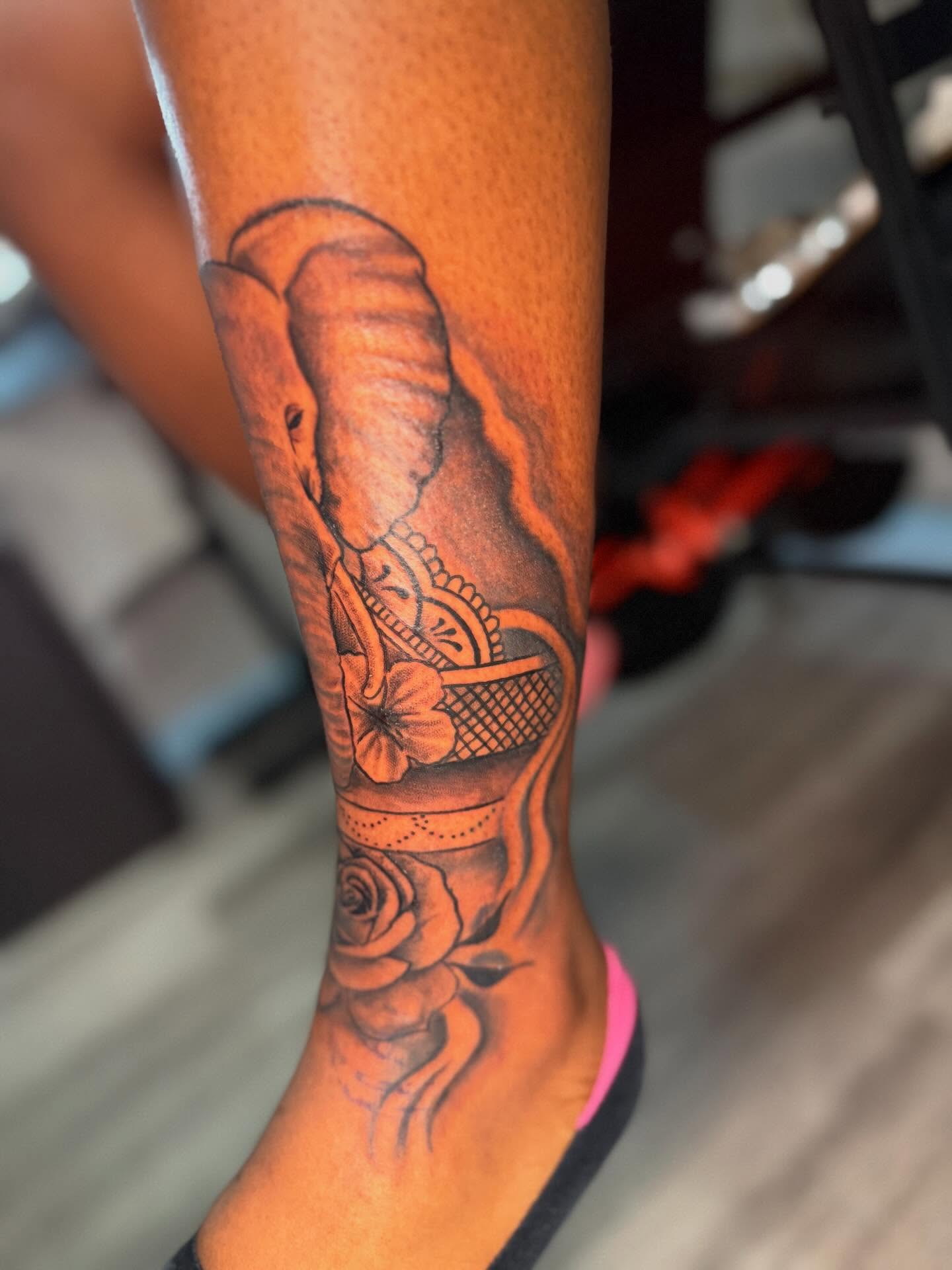 Tattoo by @inkbyjaee — black_and_grey, realism